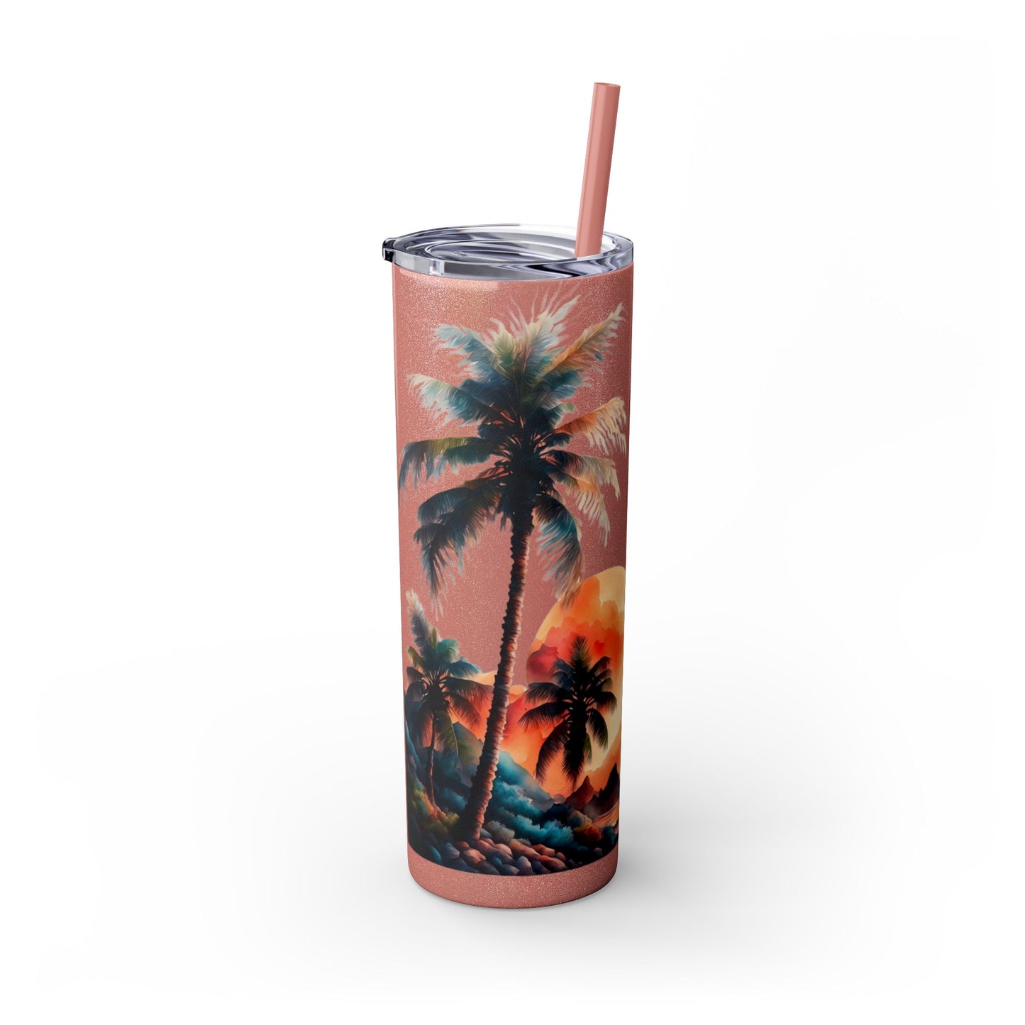 Skinny Tumbler with Straw, 20oz