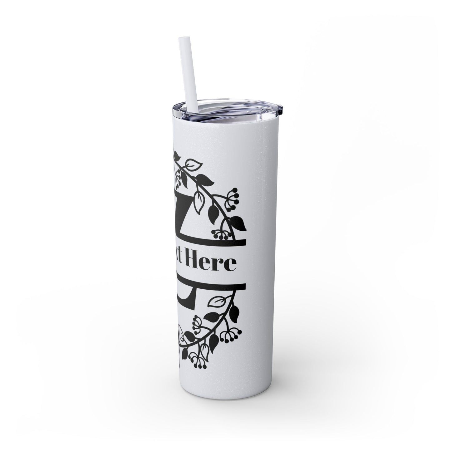 Skinny Tumbler with Straw, 20oz
