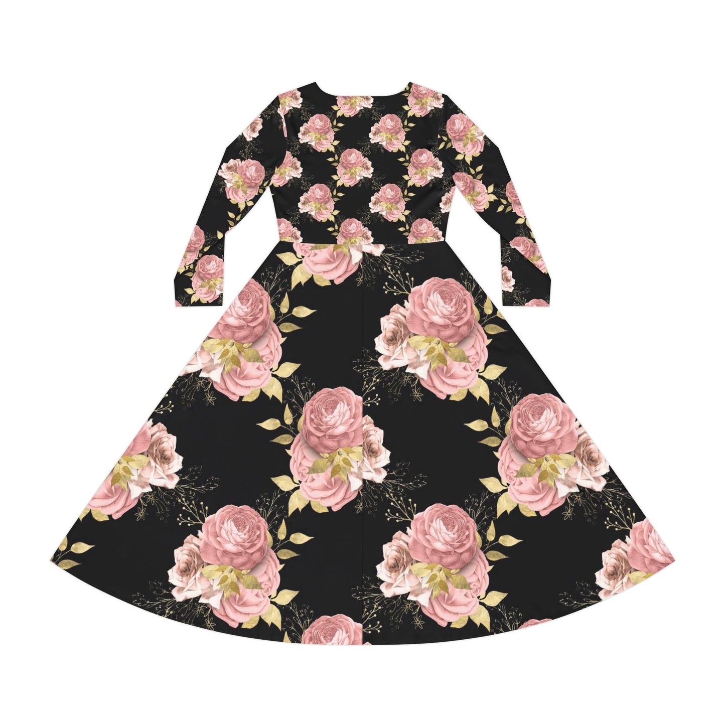 Women's Long Sleeve Dance Dress (AOP)