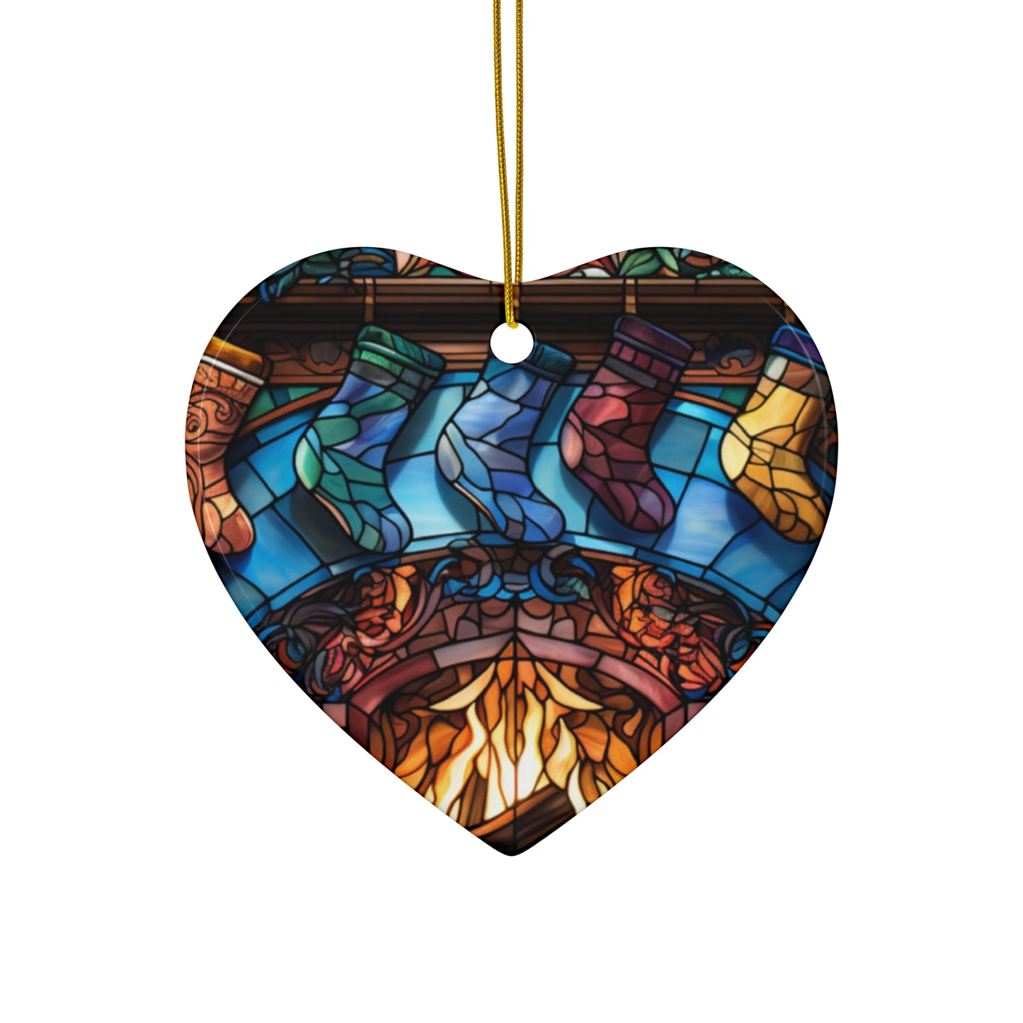Ceramic Ornament, 4 Shapes