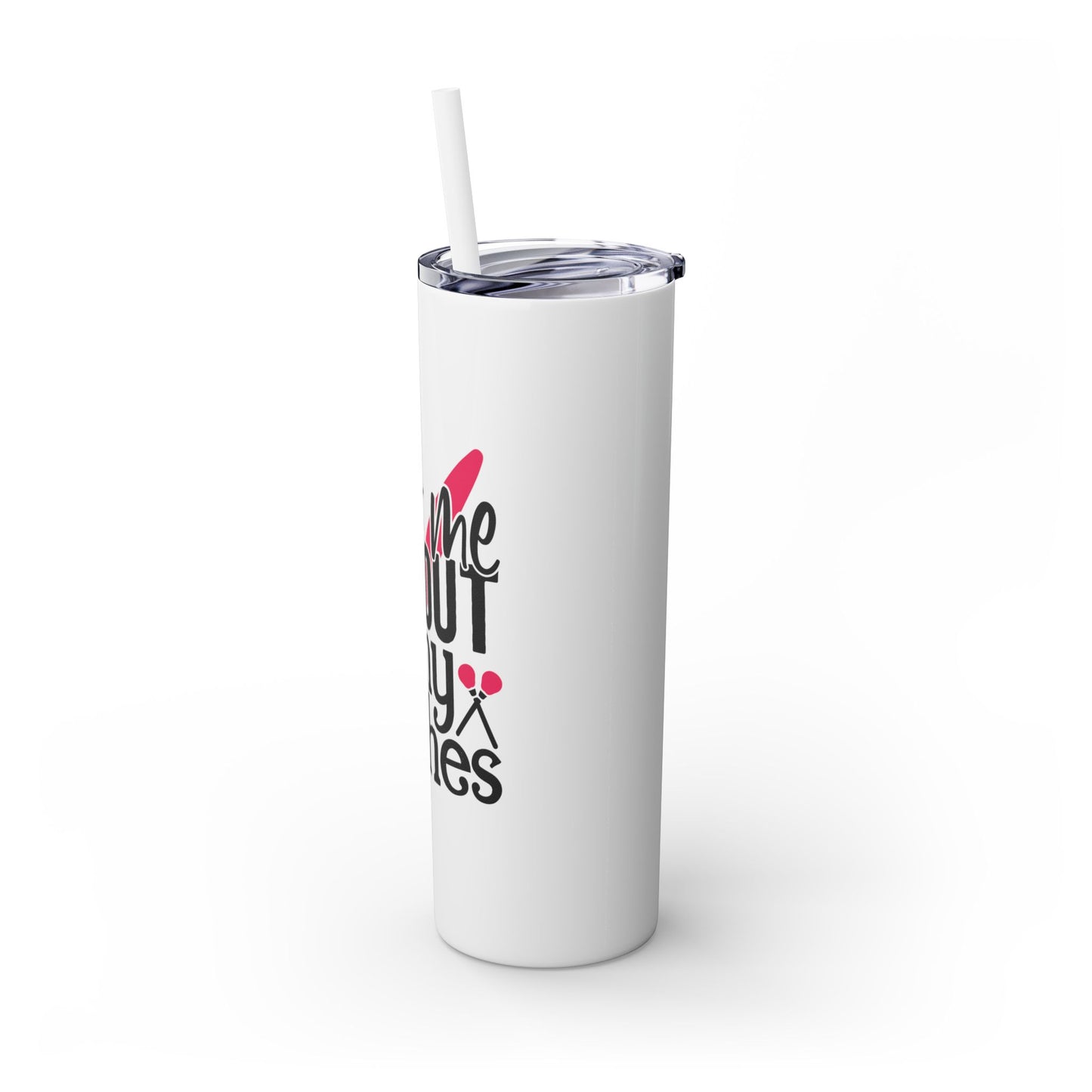 Skinny Tumbler with Straw, 20oz