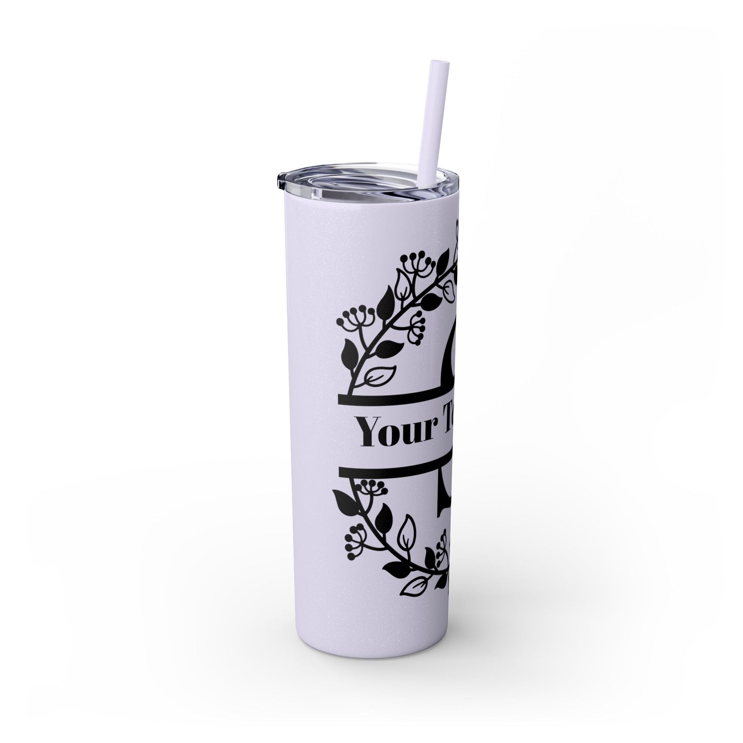Skinny Tumbler with Straw, 20oz