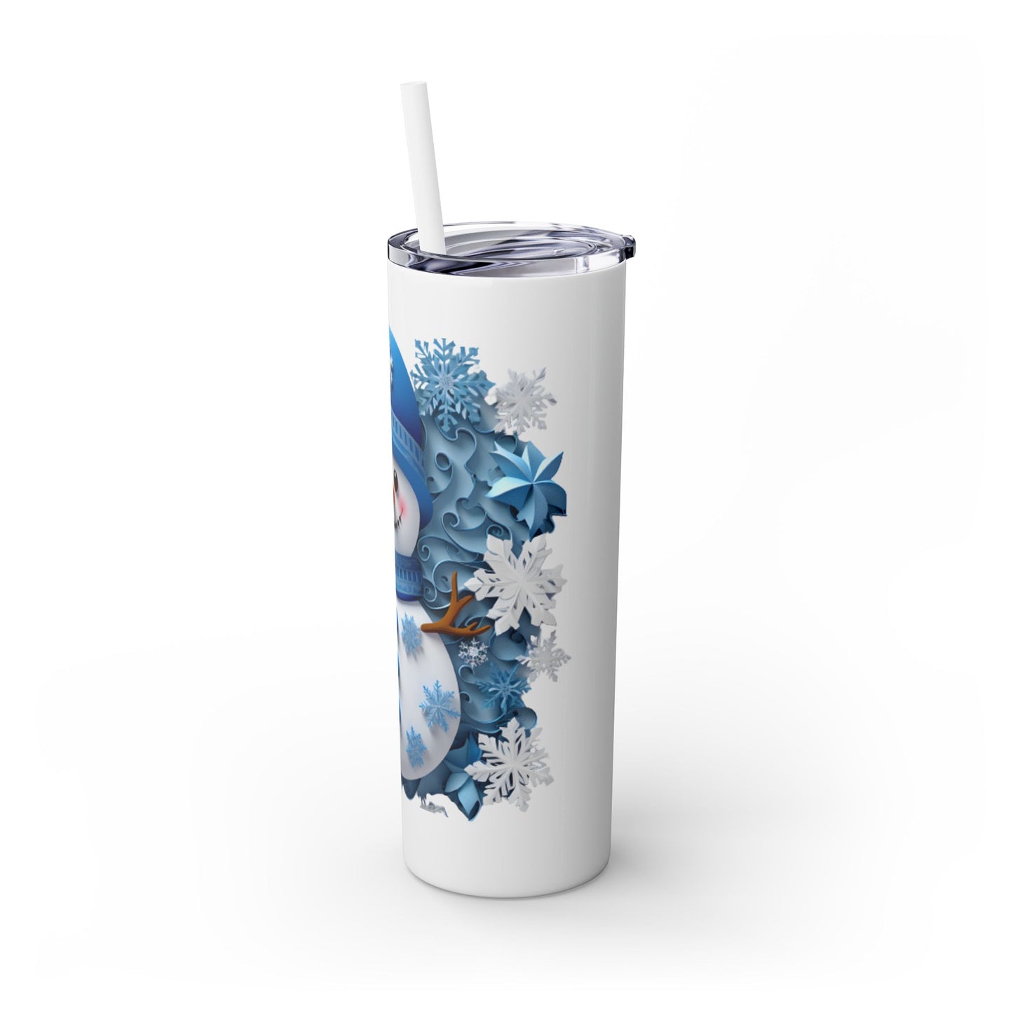 Skinny Tumbler with Straw, 20oz