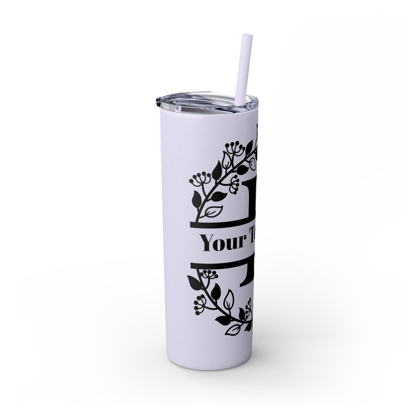 Skinny Tumbler with Straw, 20oz
