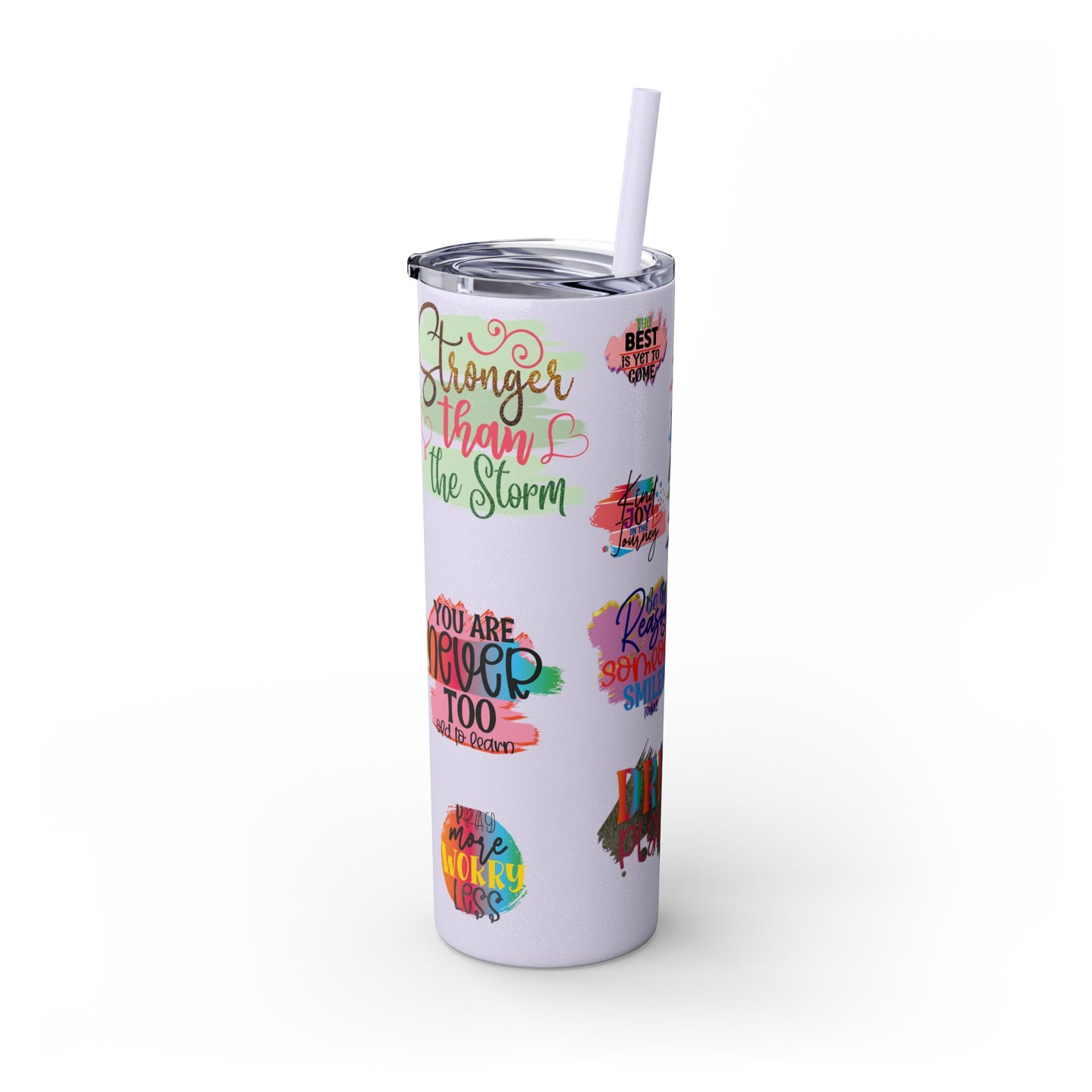 Skinny Tumbler with Straw, 20oz