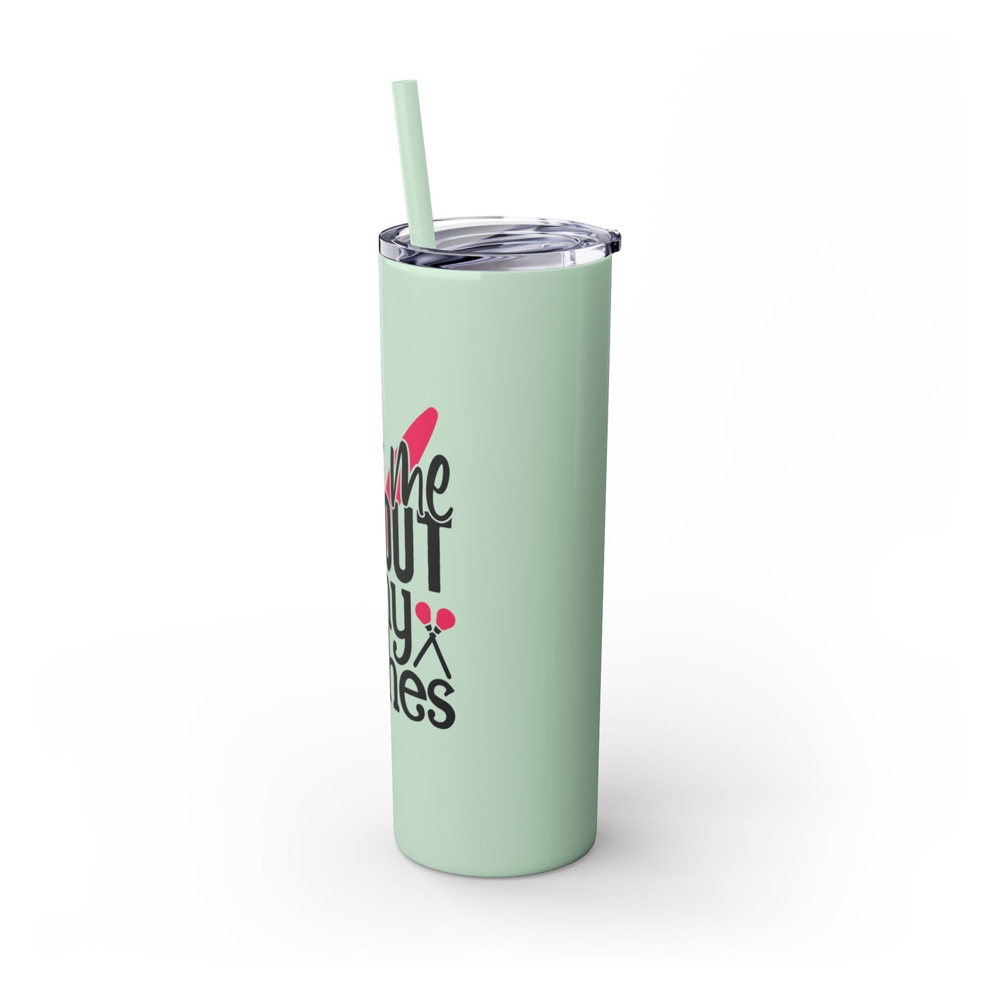 Skinny Tumbler with Straw, 20oz