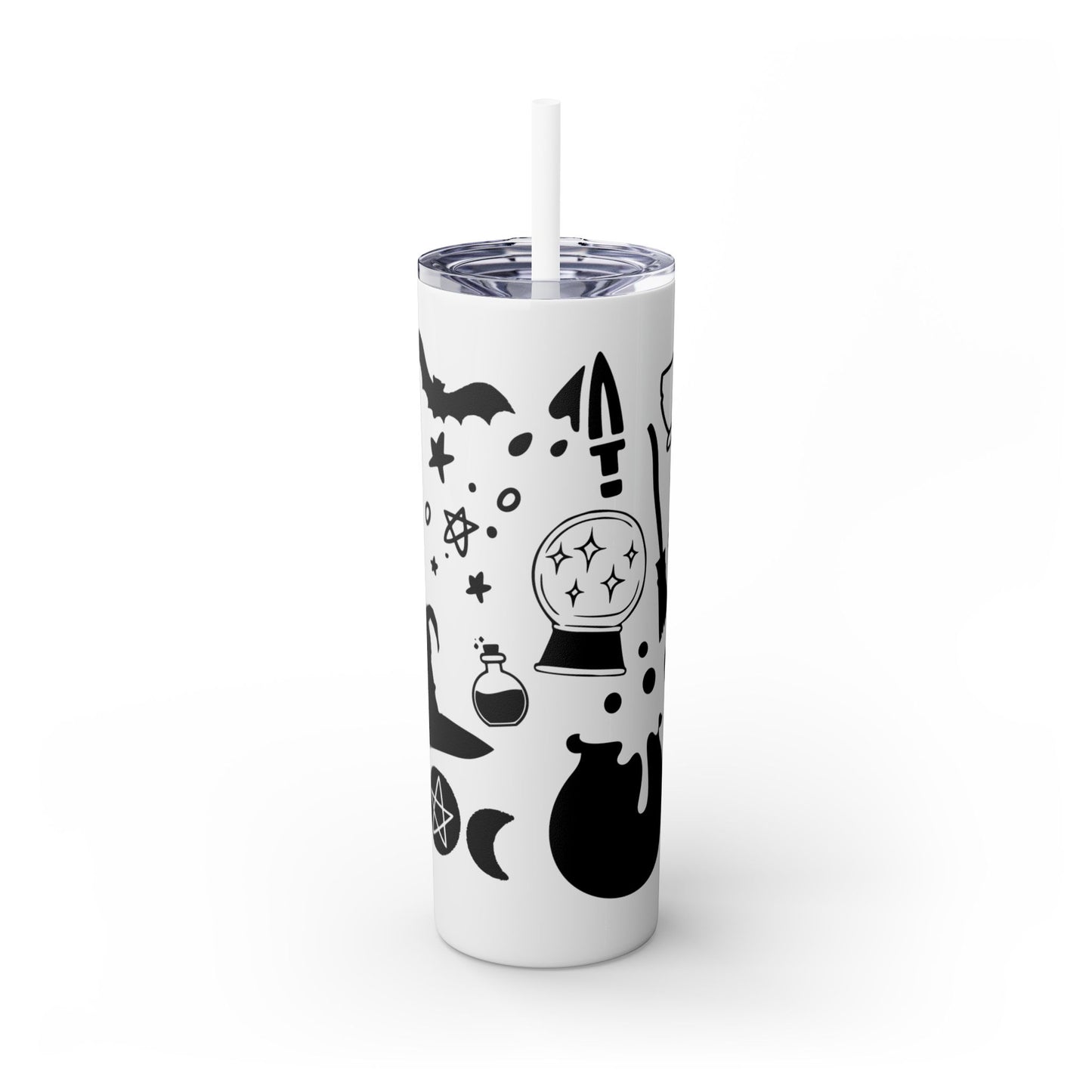 Skinny Tumbler with Straw, 20oz