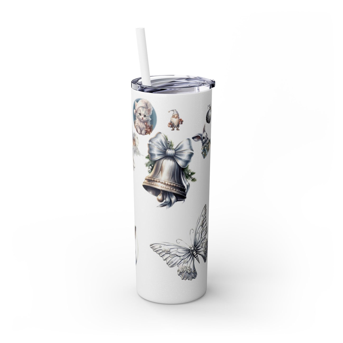 Skinny Tumbler with Straw, 20oz
