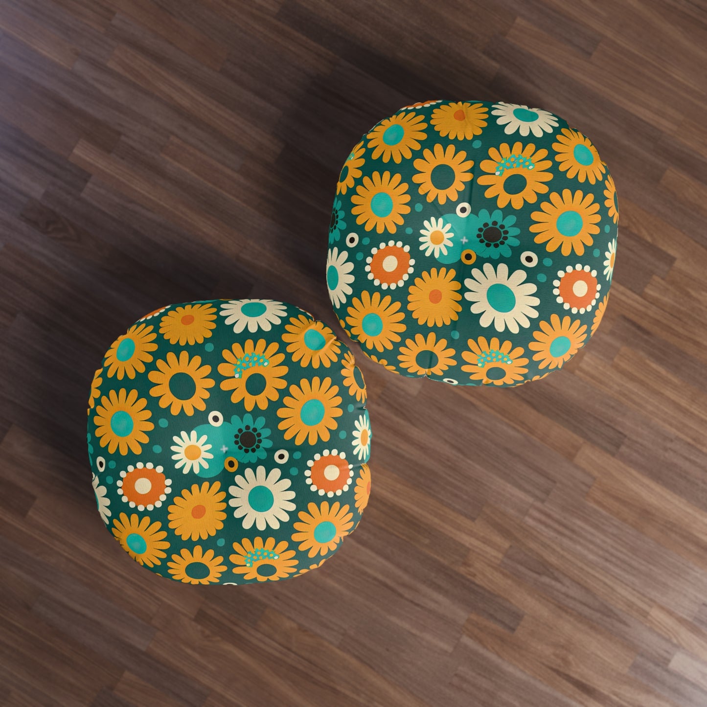 Tufted Floor Pillow, Round