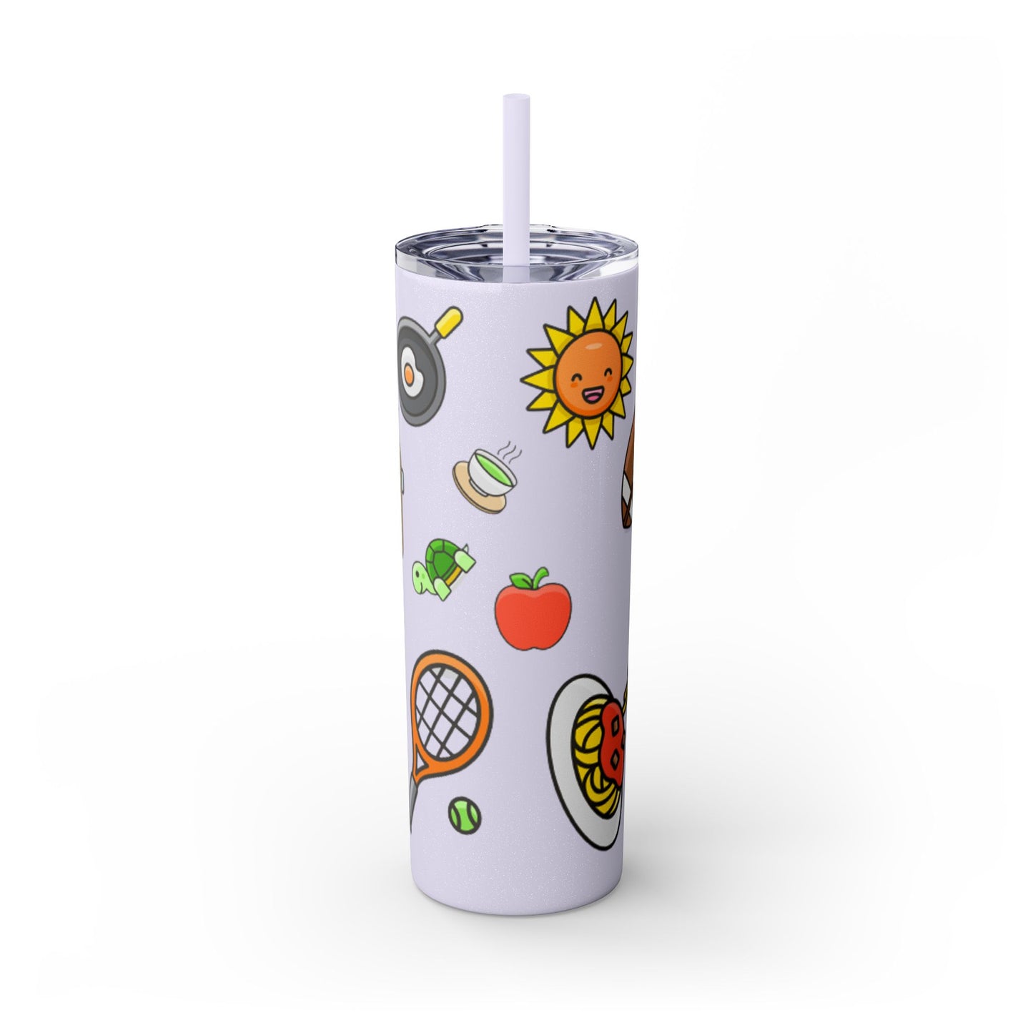 Skinny Tumbler with Straw, 20oz