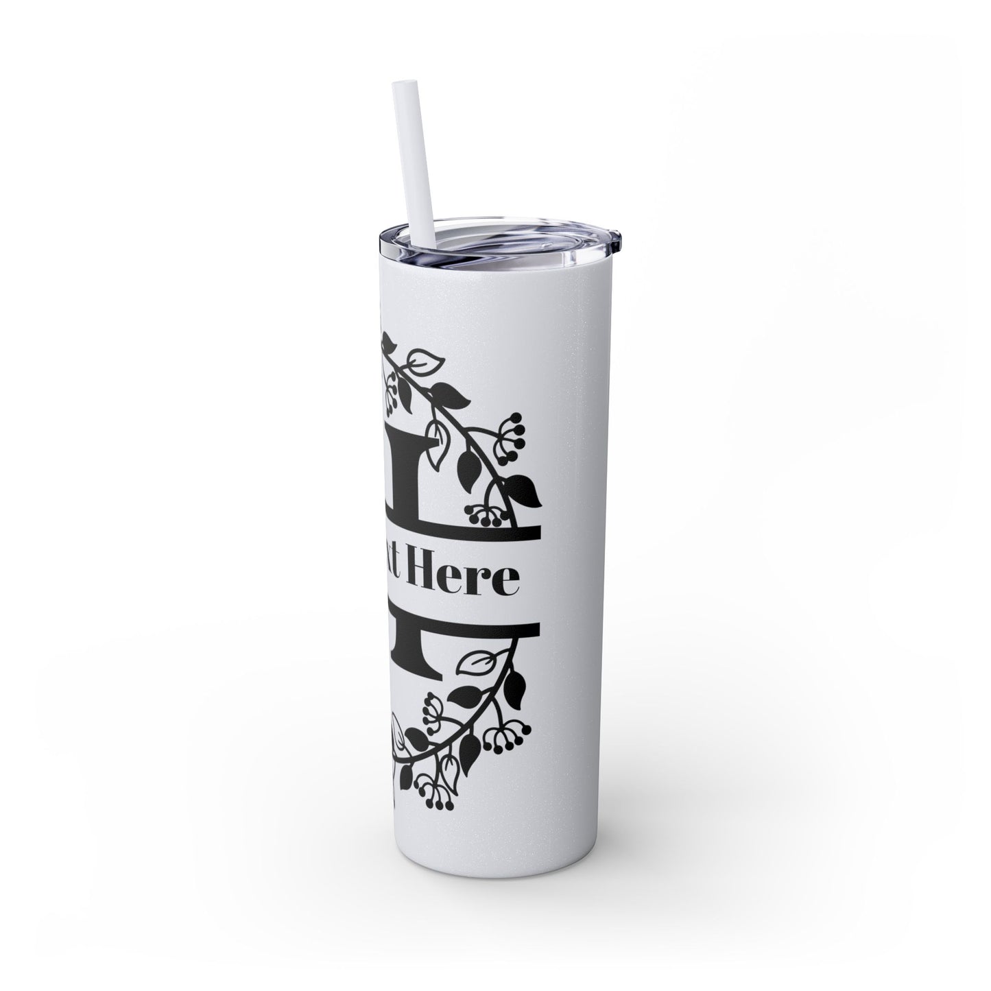 Skinny Tumbler with Straw, 20oz