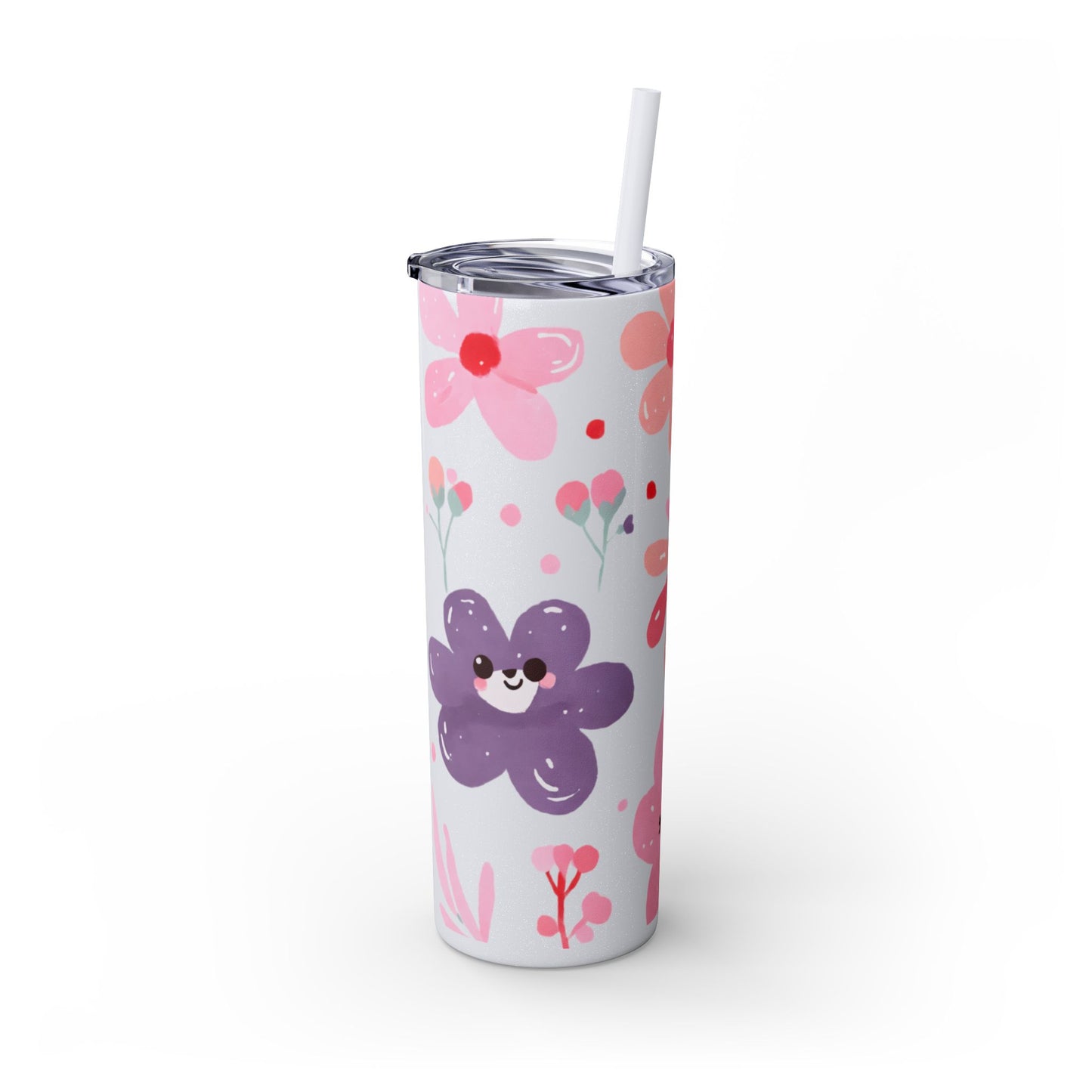 Skinny Tumbler with Straw, 20oz