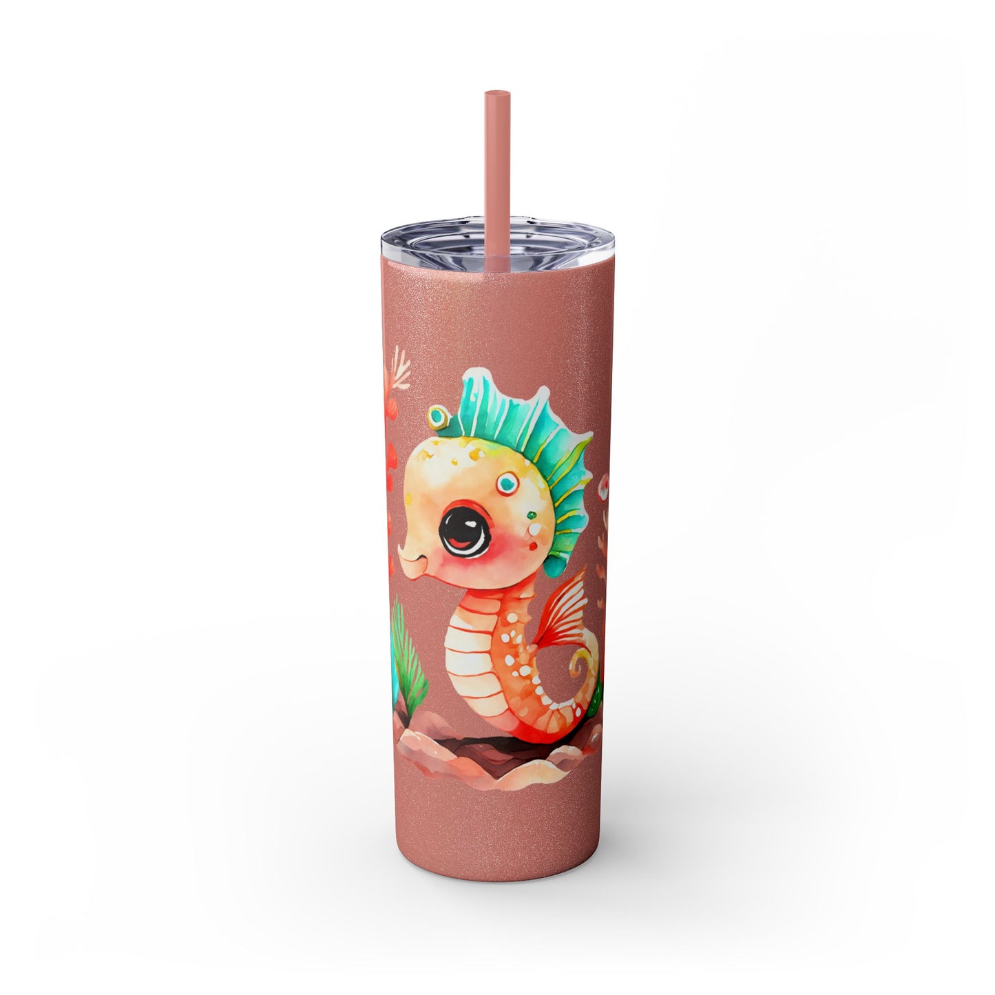 Skinny Tumbler with Straw, 20oz