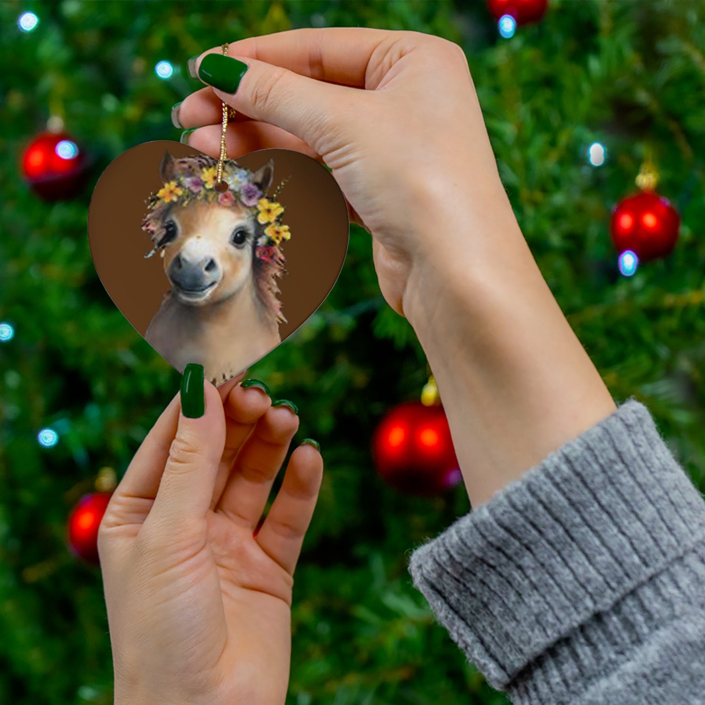 Ceramic Ornament, 4 Shapes