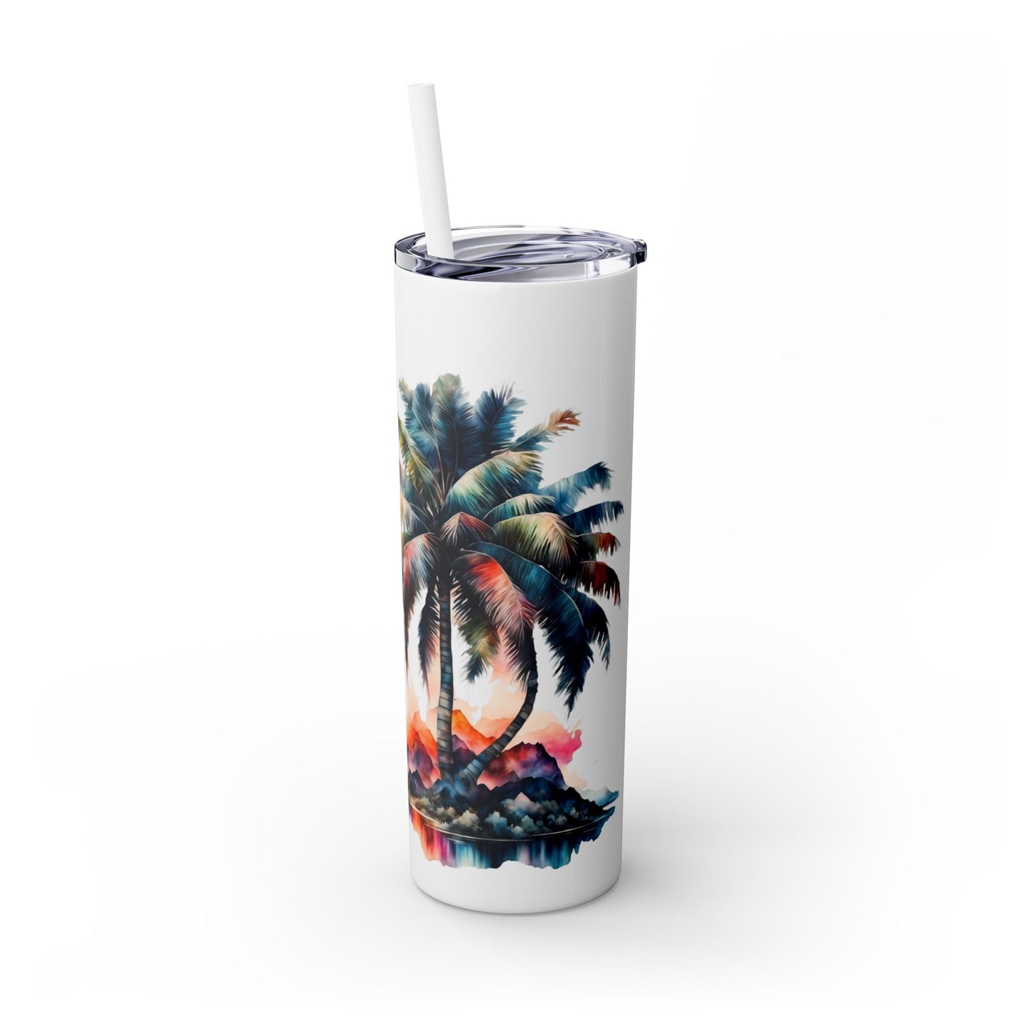 Skinny Tumbler with Straw, 20oz
