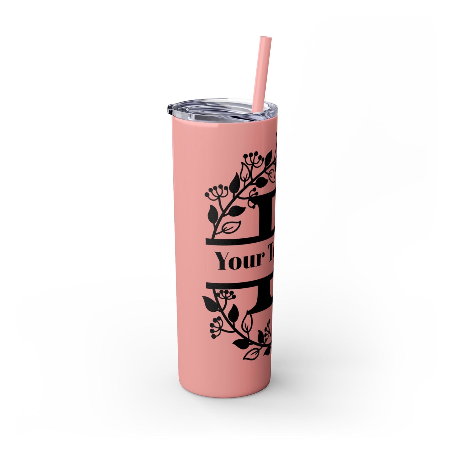Skinny Tumbler with Straw, 20oz
