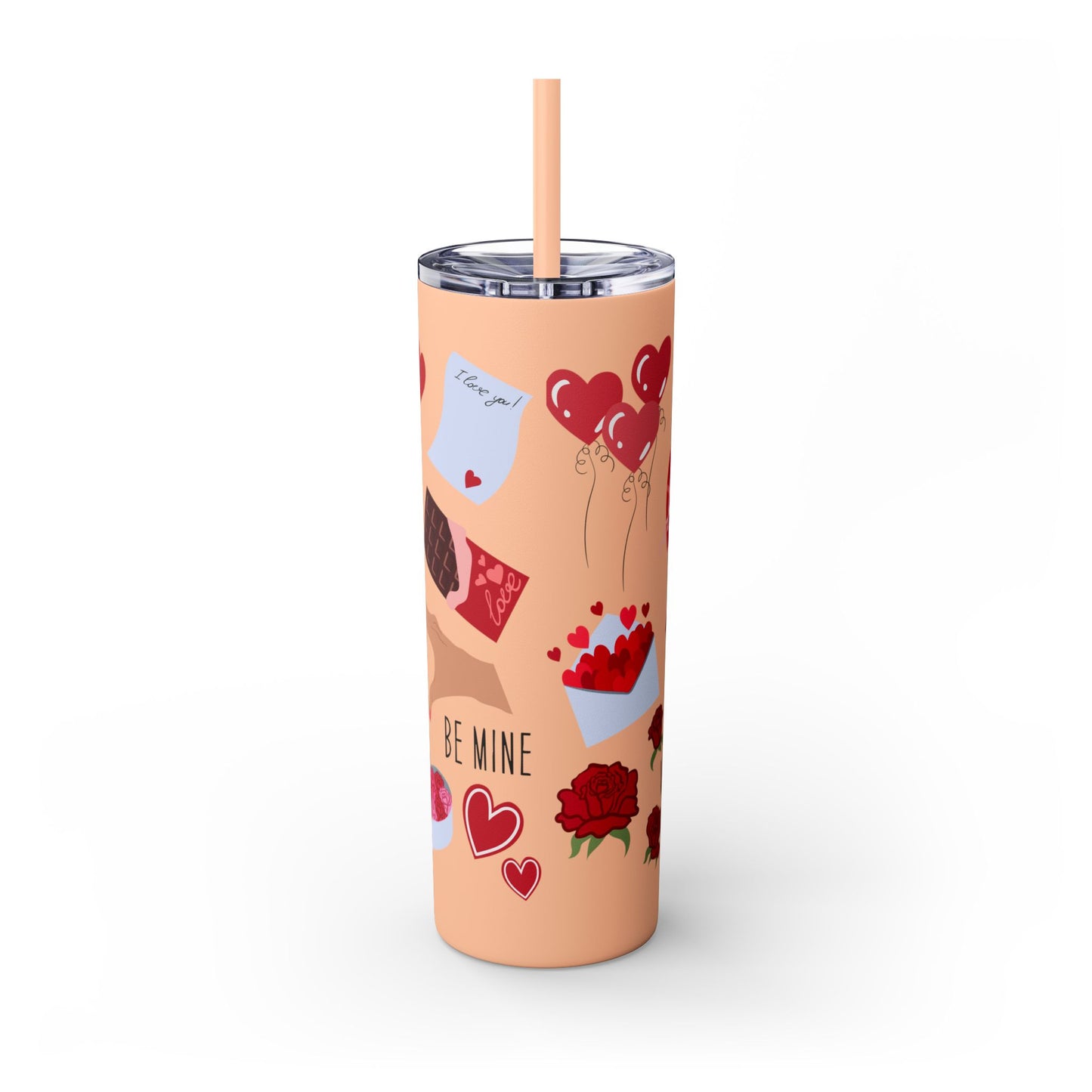 Skinny Tumbler with Straw, 20oz