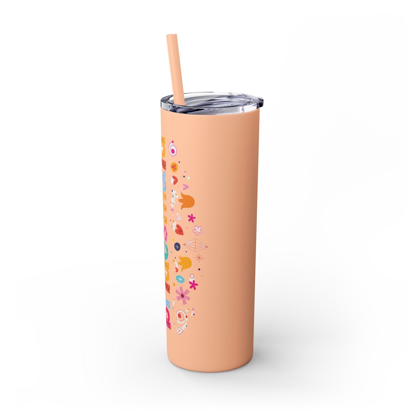Skinny Tumbler with Straw, 20oz