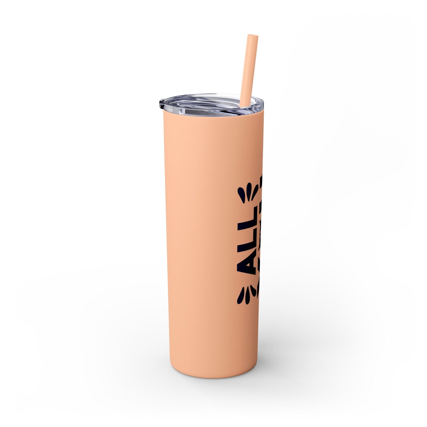 Skinny Tumbler with Straw, 20oz
