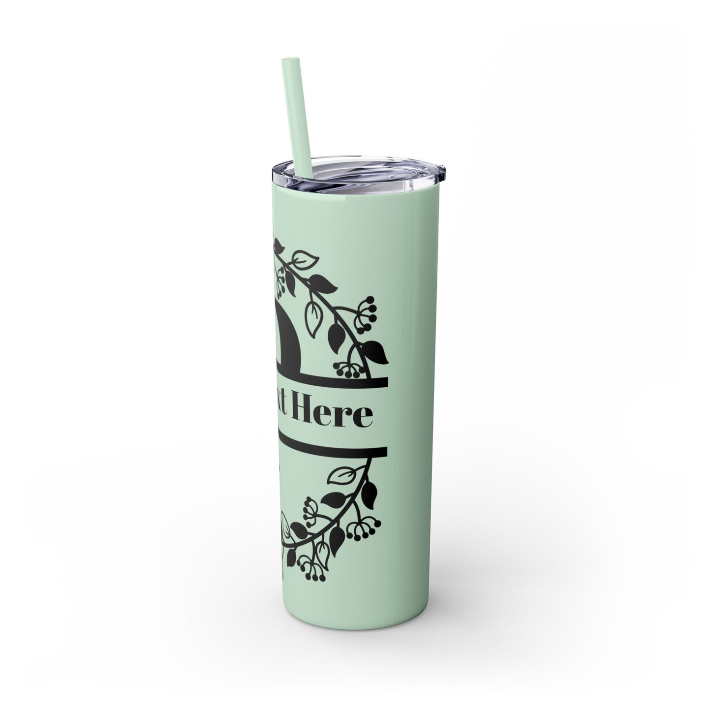 Skinny Tumbler with Straw, 20oz
