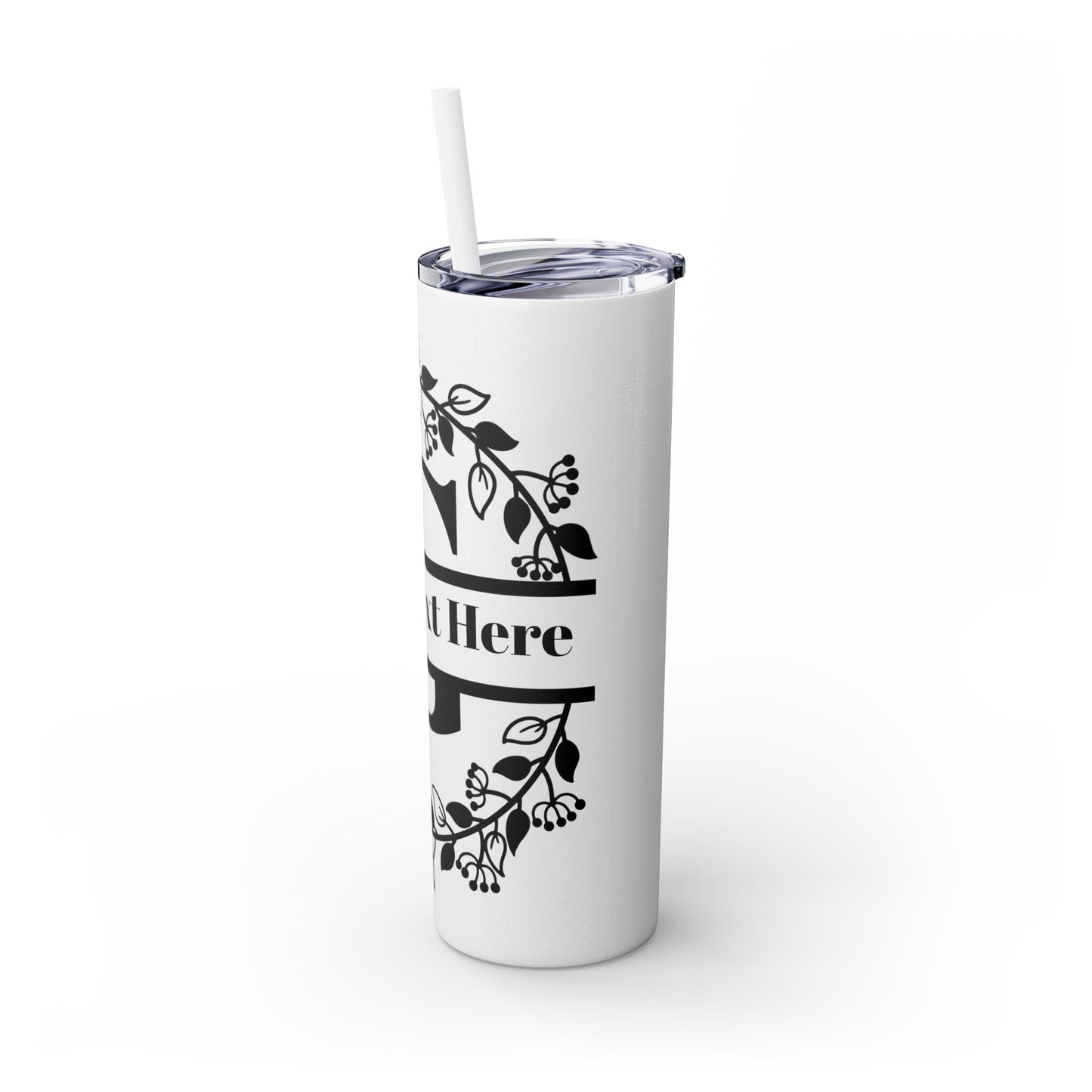 Skinny Tumbler with Straw, 20oz
