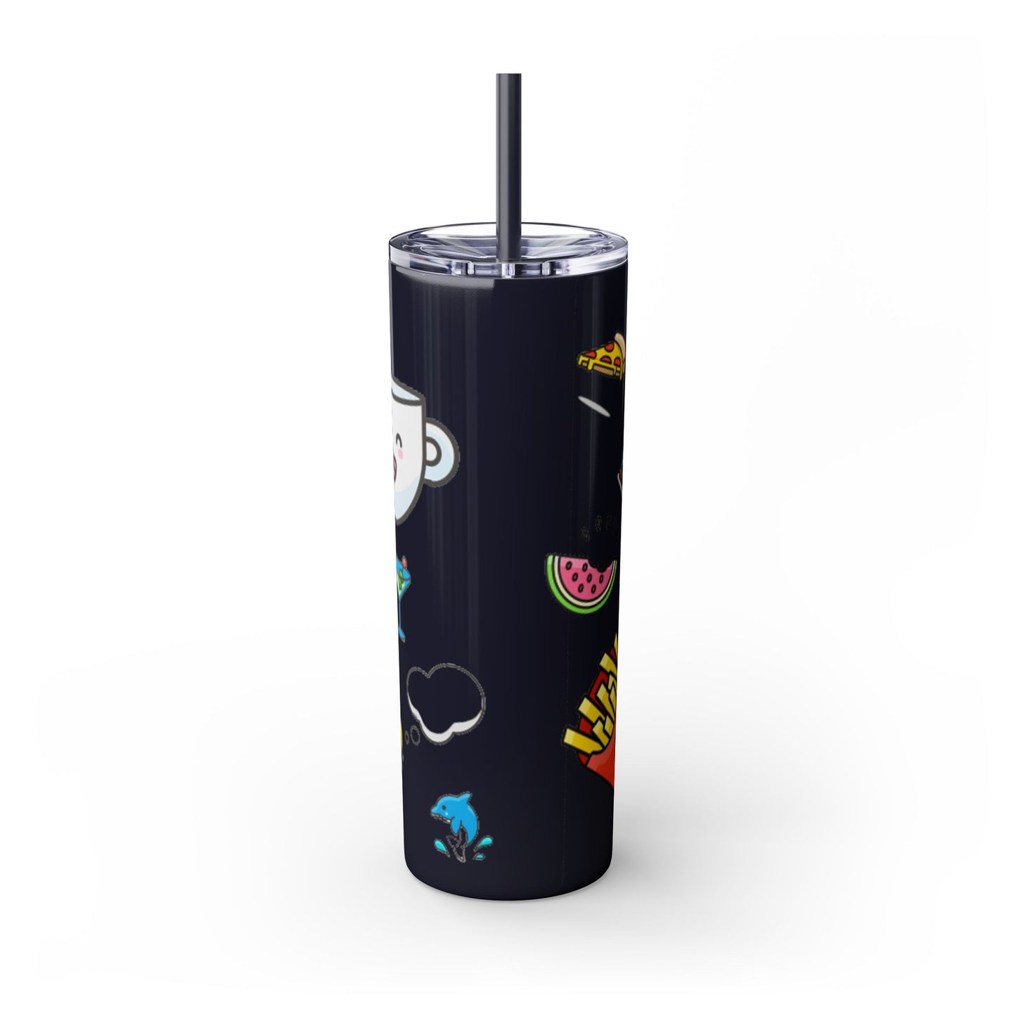 Skinny Tumbler with Straw, 20oz