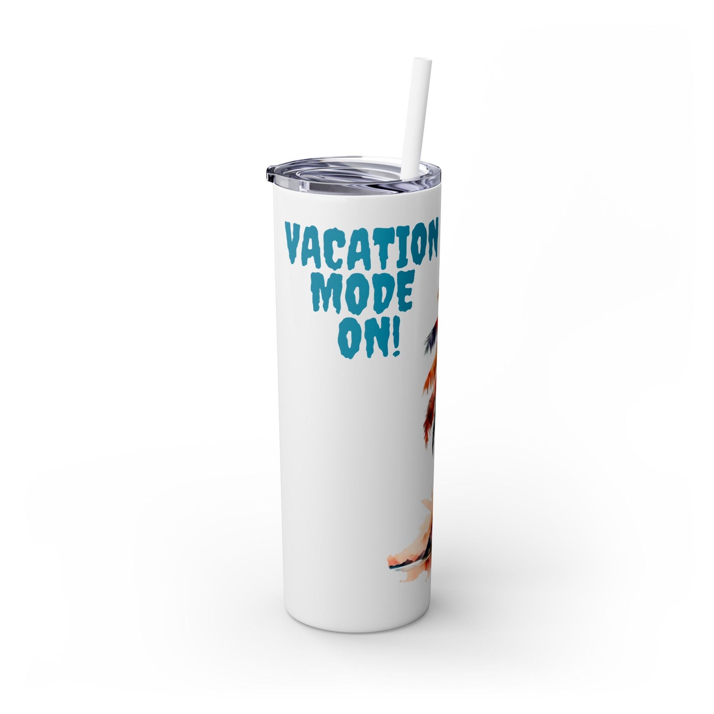 Skinny Tumbler with Straw, 20oz