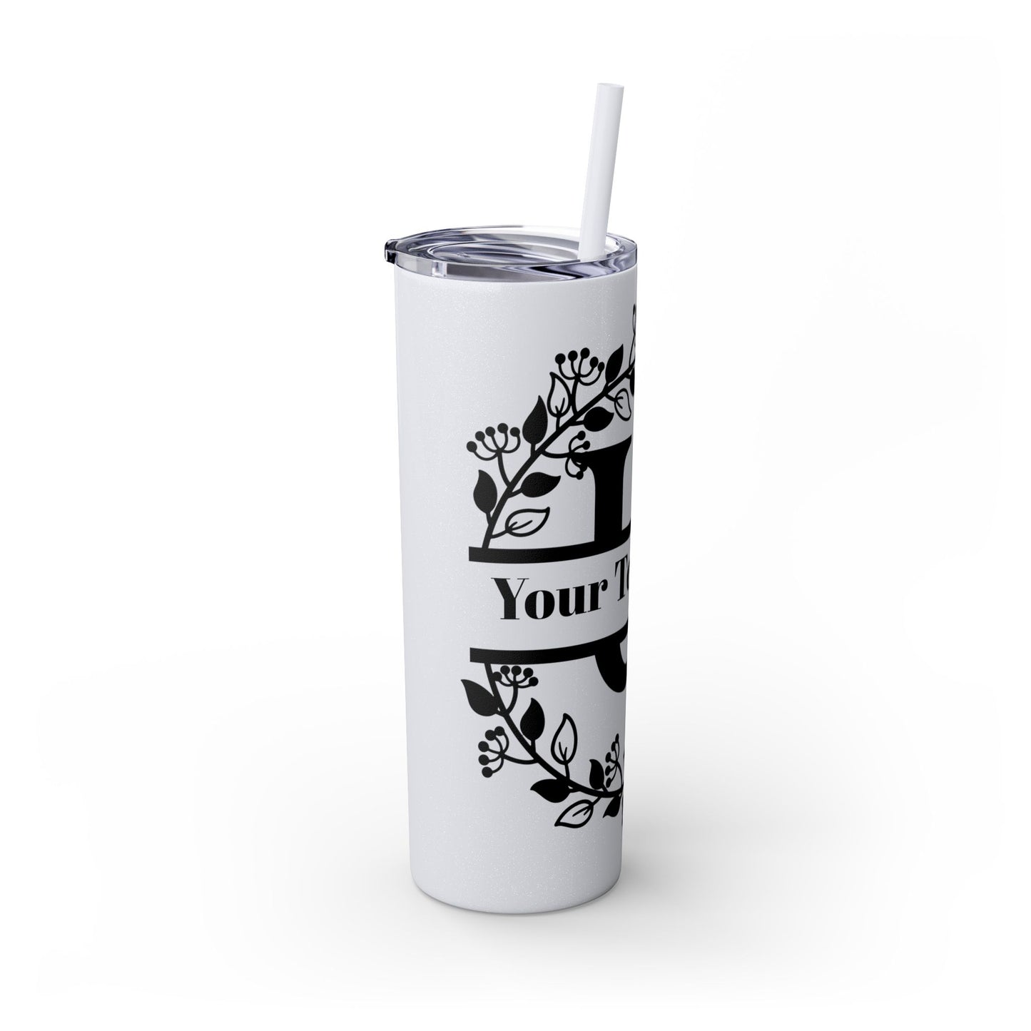 Skinny Tumbler with Straw, 20oz