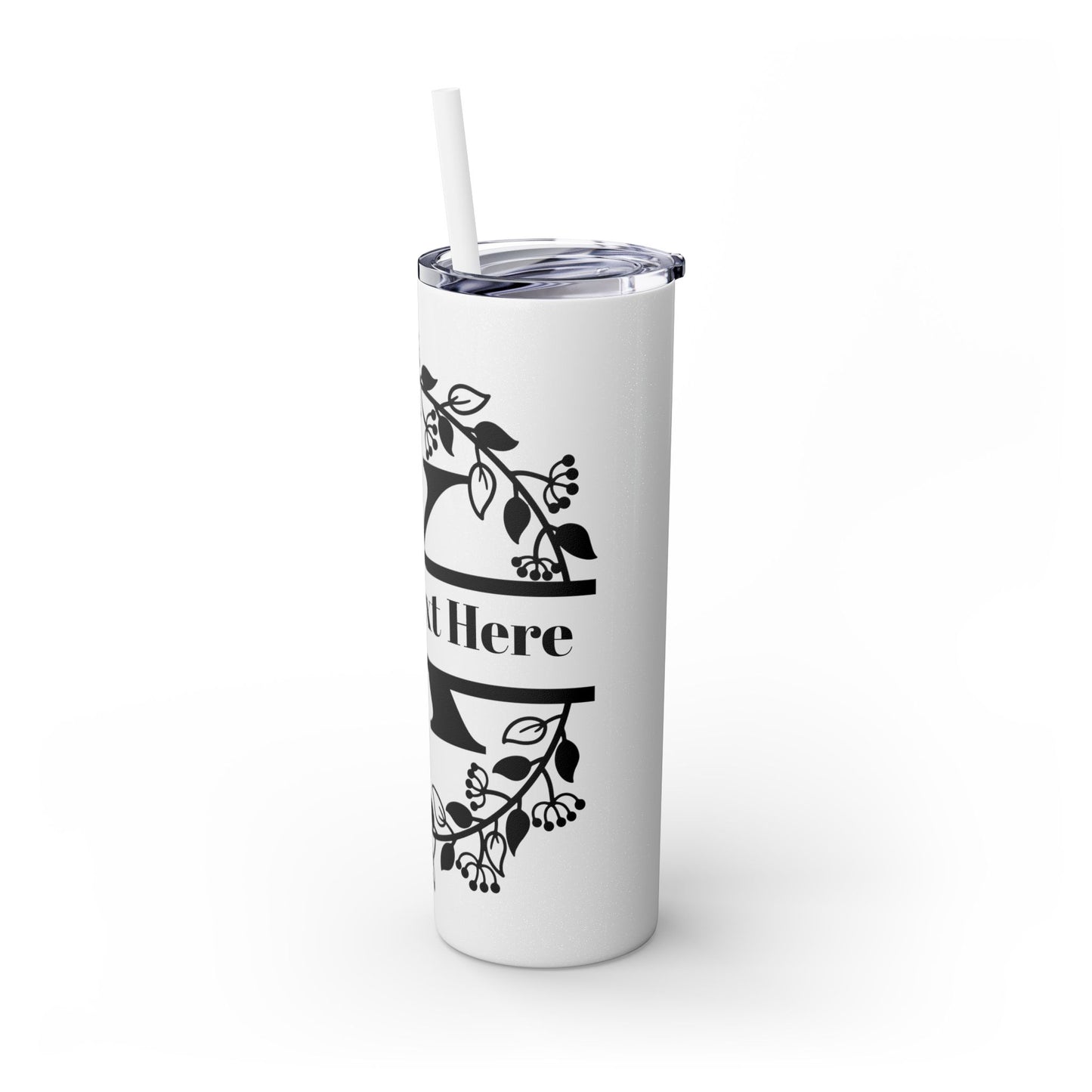 Skinny Tumbler with Straw, 20oz