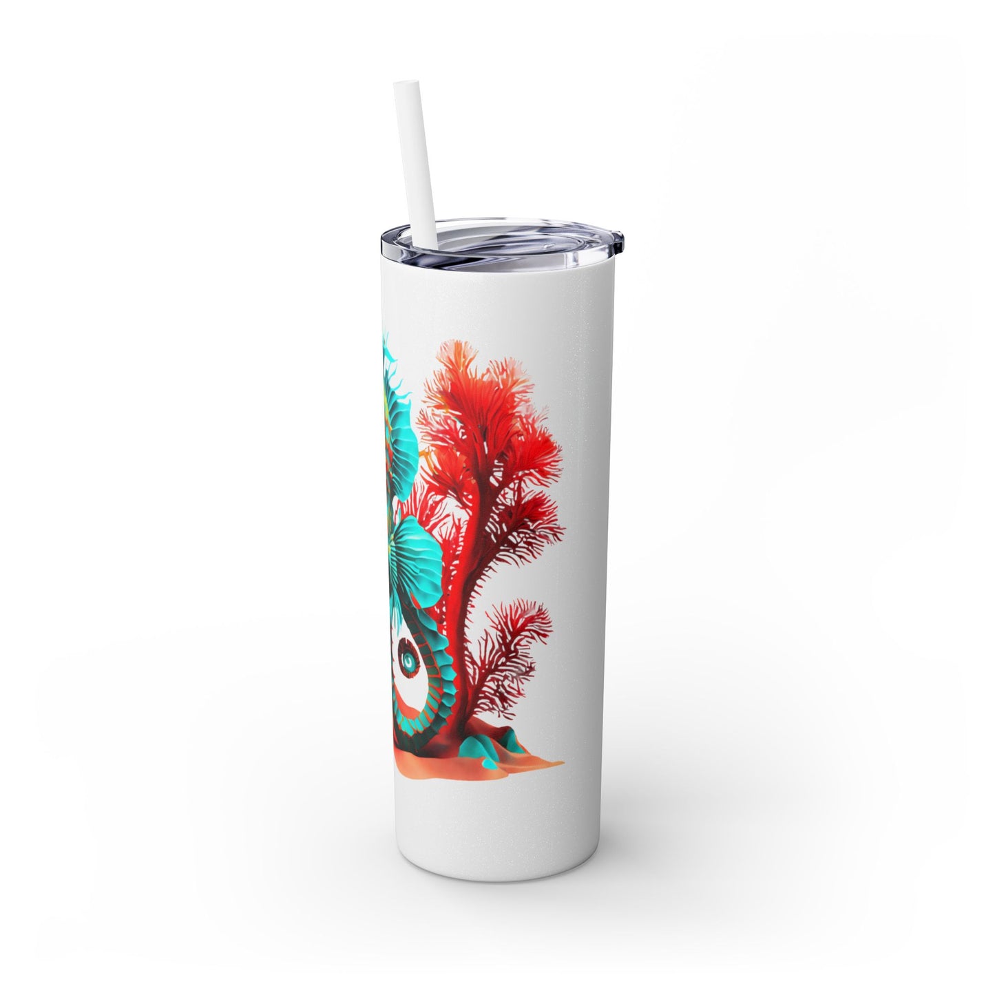 Skinny Tumbler with Straw, 20oz