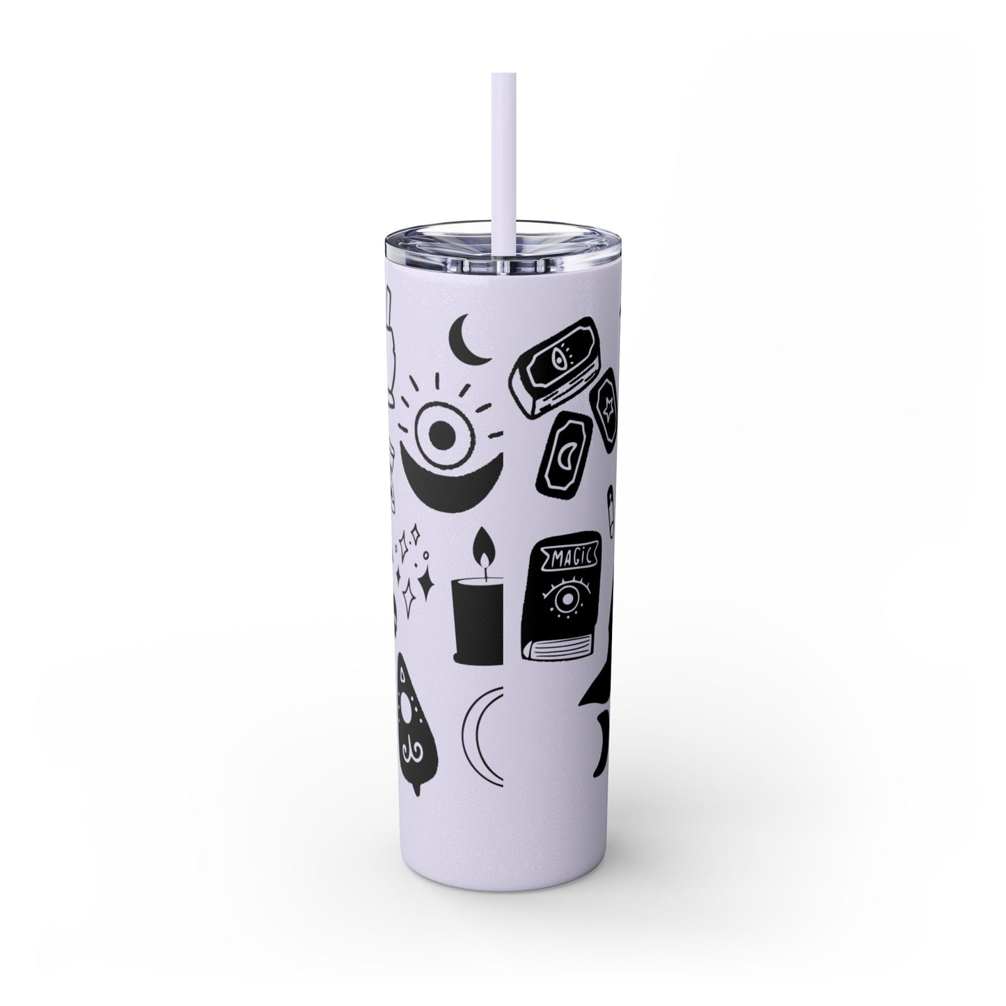 Skinny Tumbler with Straw, 20oz