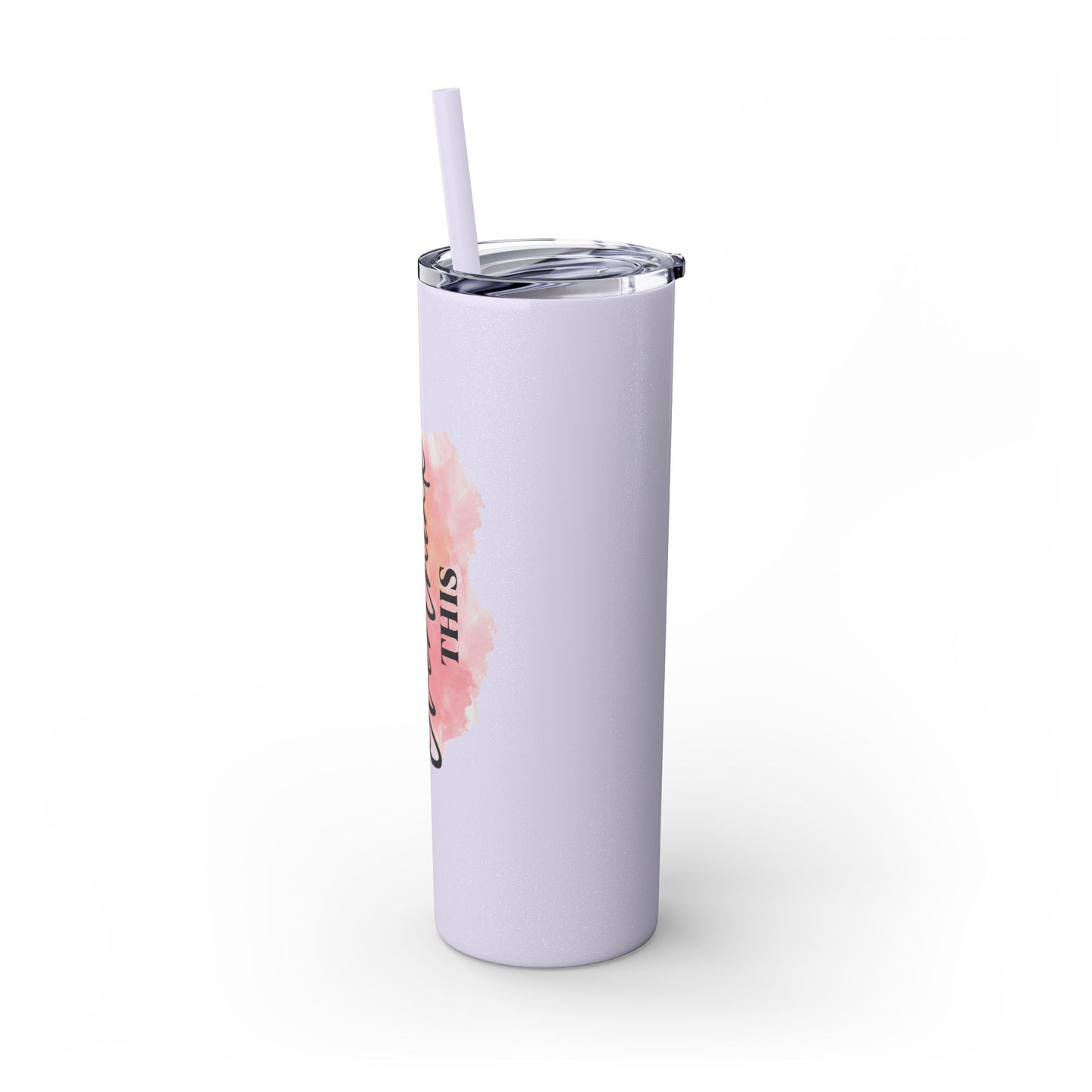 Skinny Tumbler with Straw, 20oz
