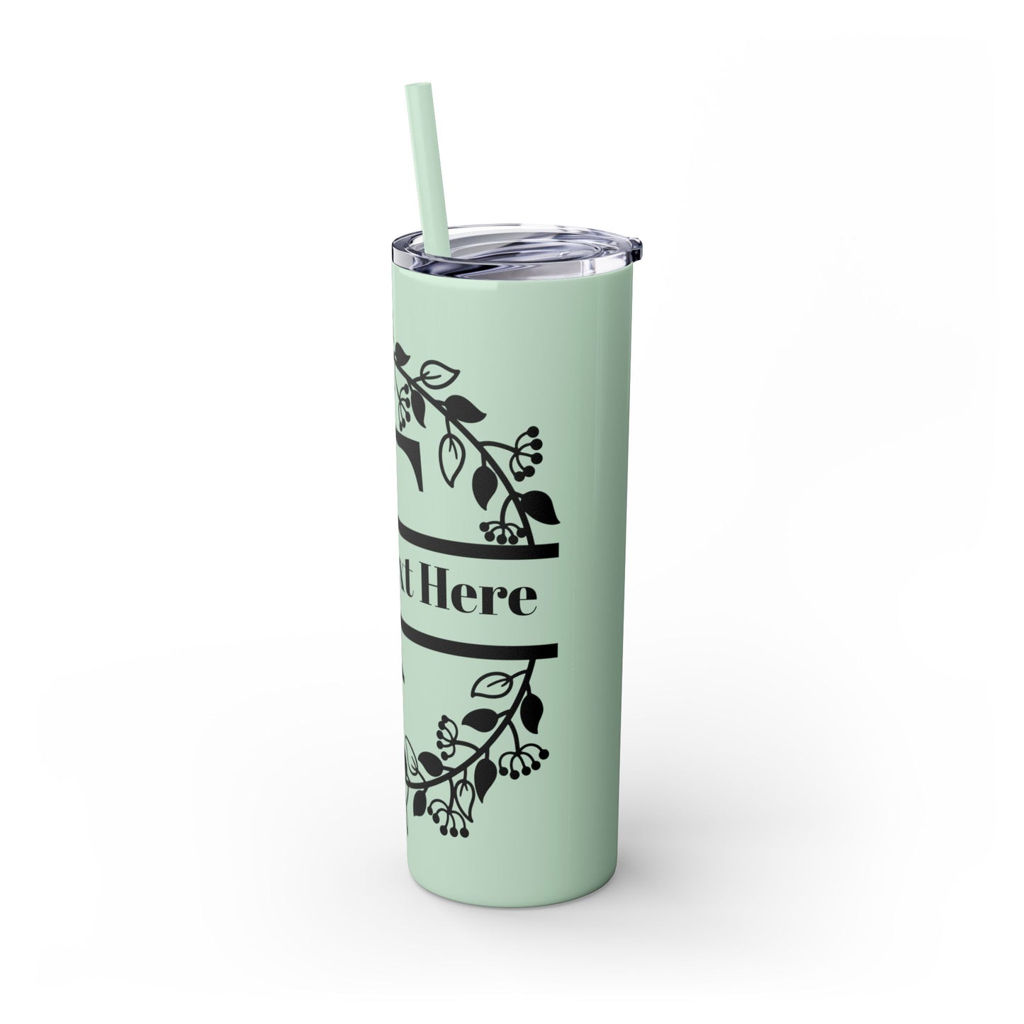 Skinny Tumbler with Straw, 20oz