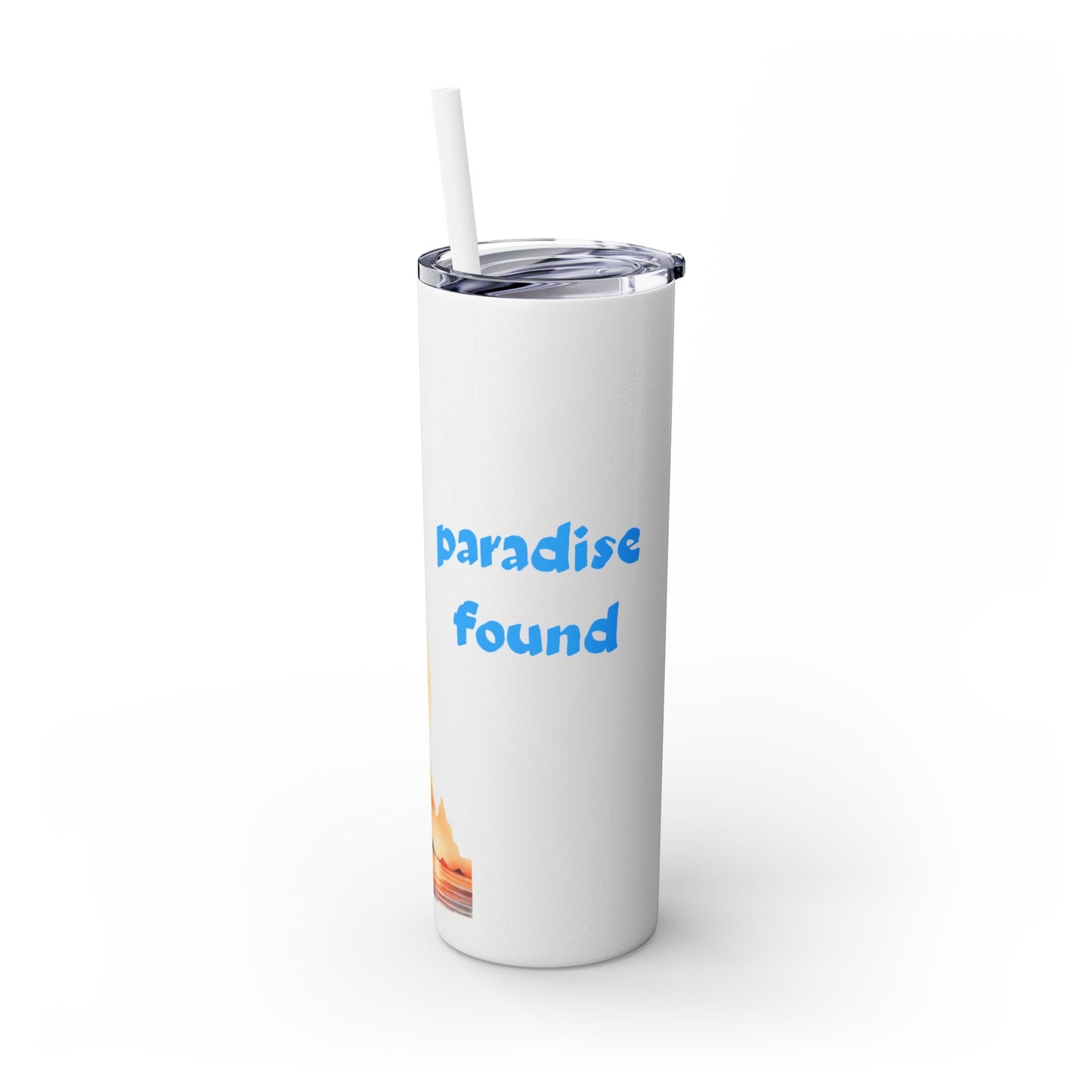 Skinny Tumbler with Straw, 20oz