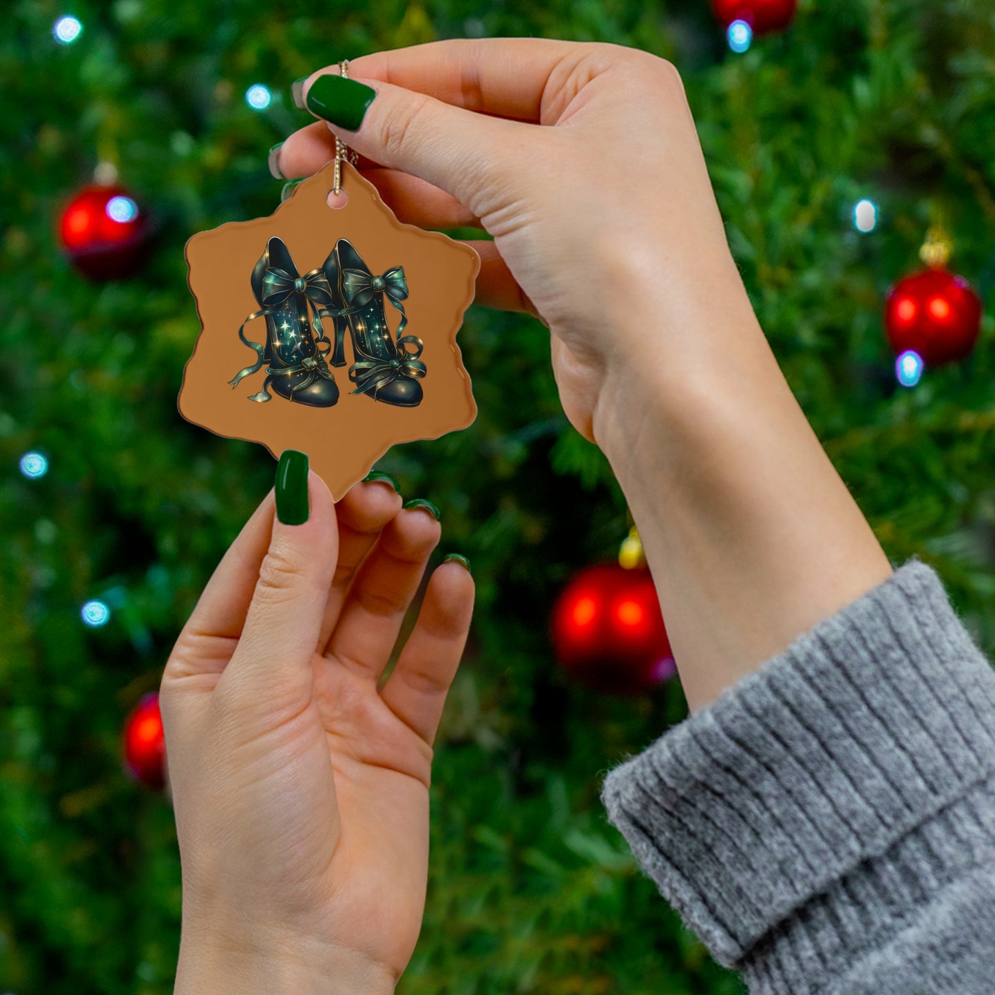 Ceramic Ornament, 4 Shapes