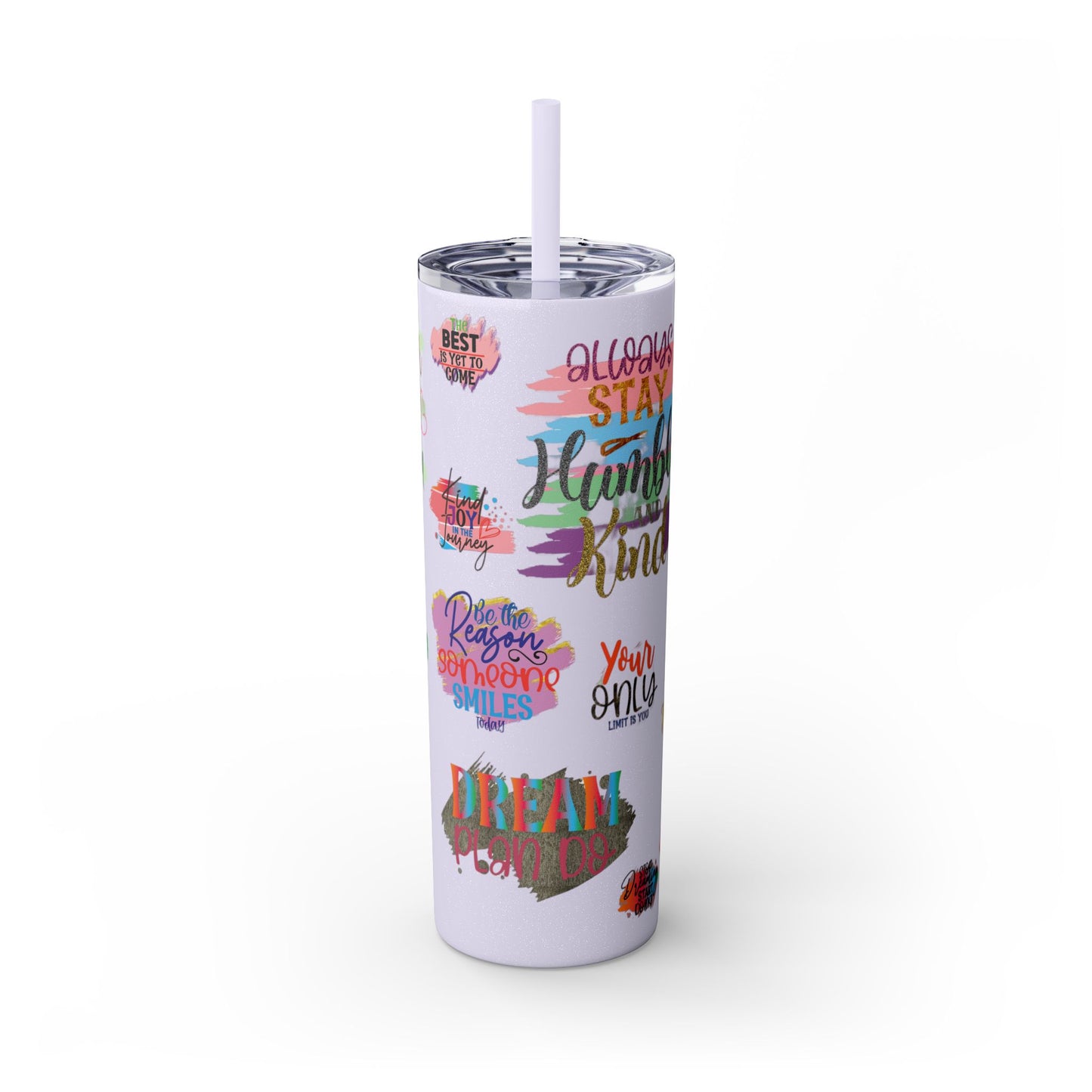 Skinny Tumbler with Straw, 20oz