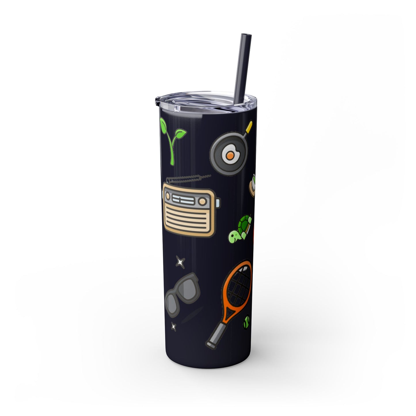Skinny Tumbler with Straw, 20oz