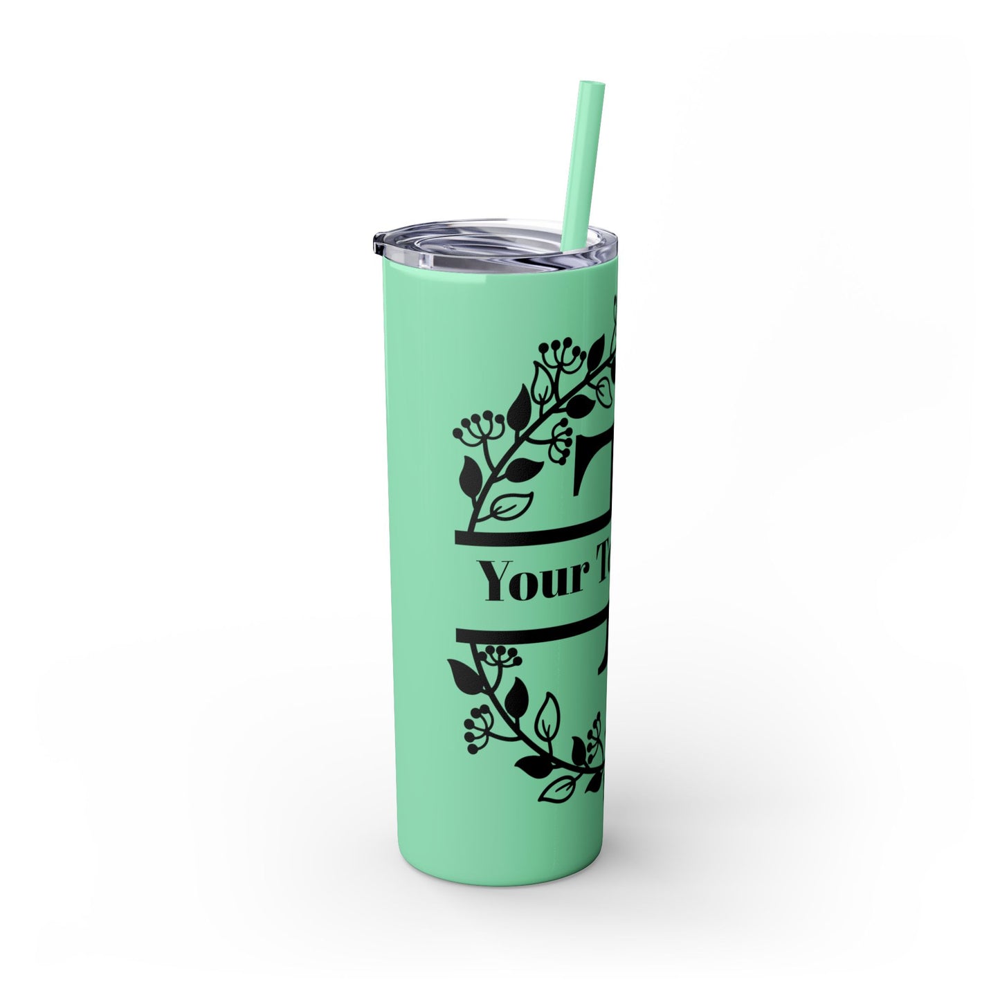 Skinny Tumbler with Straw, 20oz