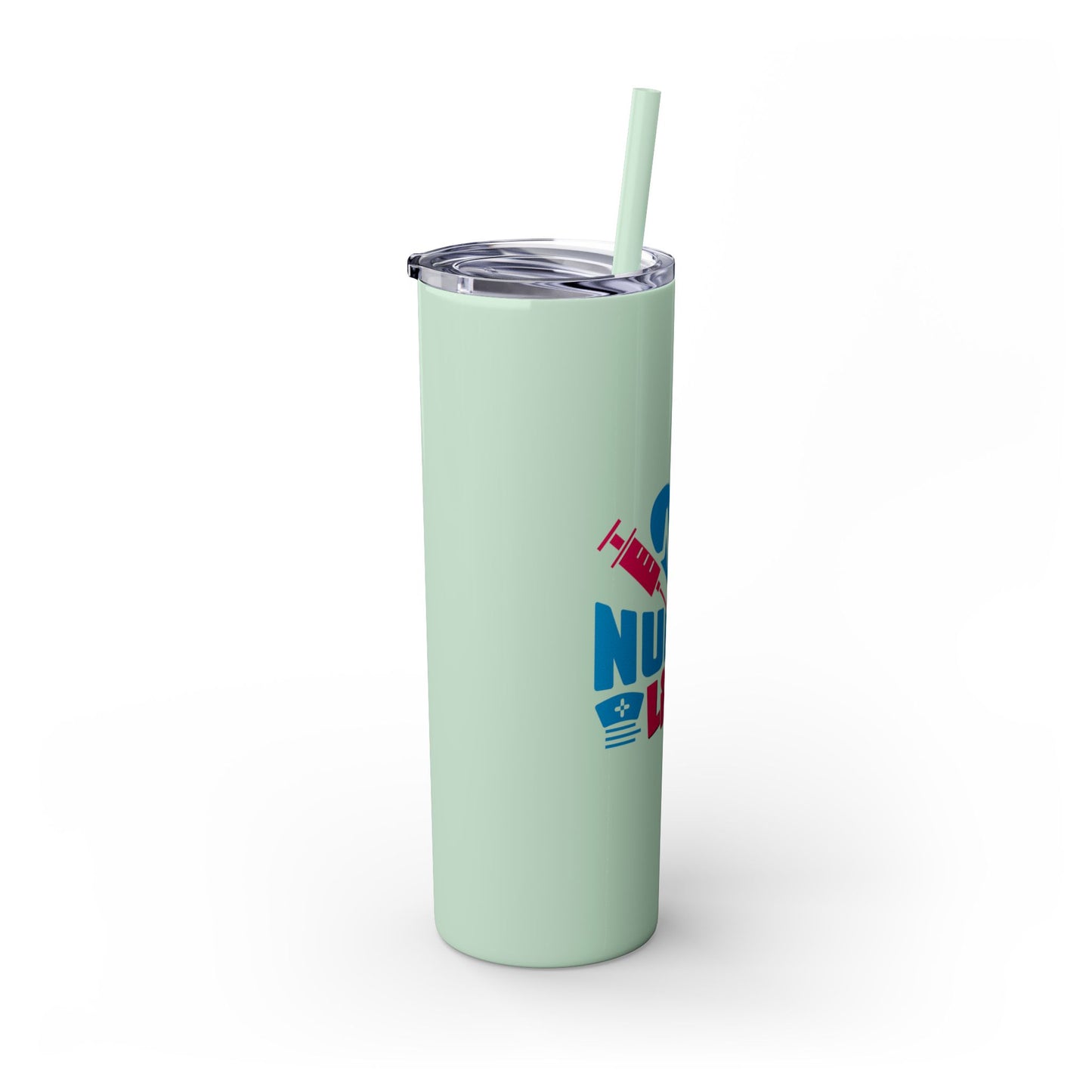 Skinny Tumbler with Straw, 20oz