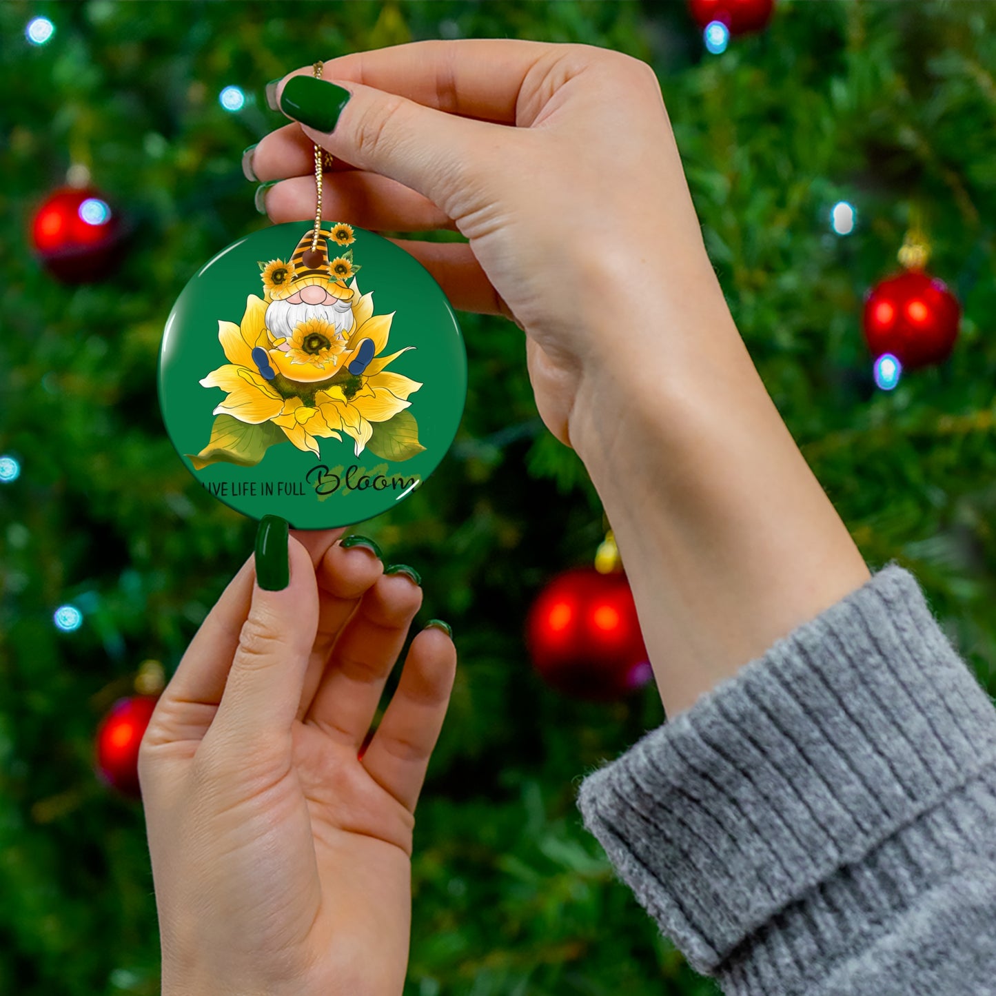 Ceramic Ornament, 4 Shapes