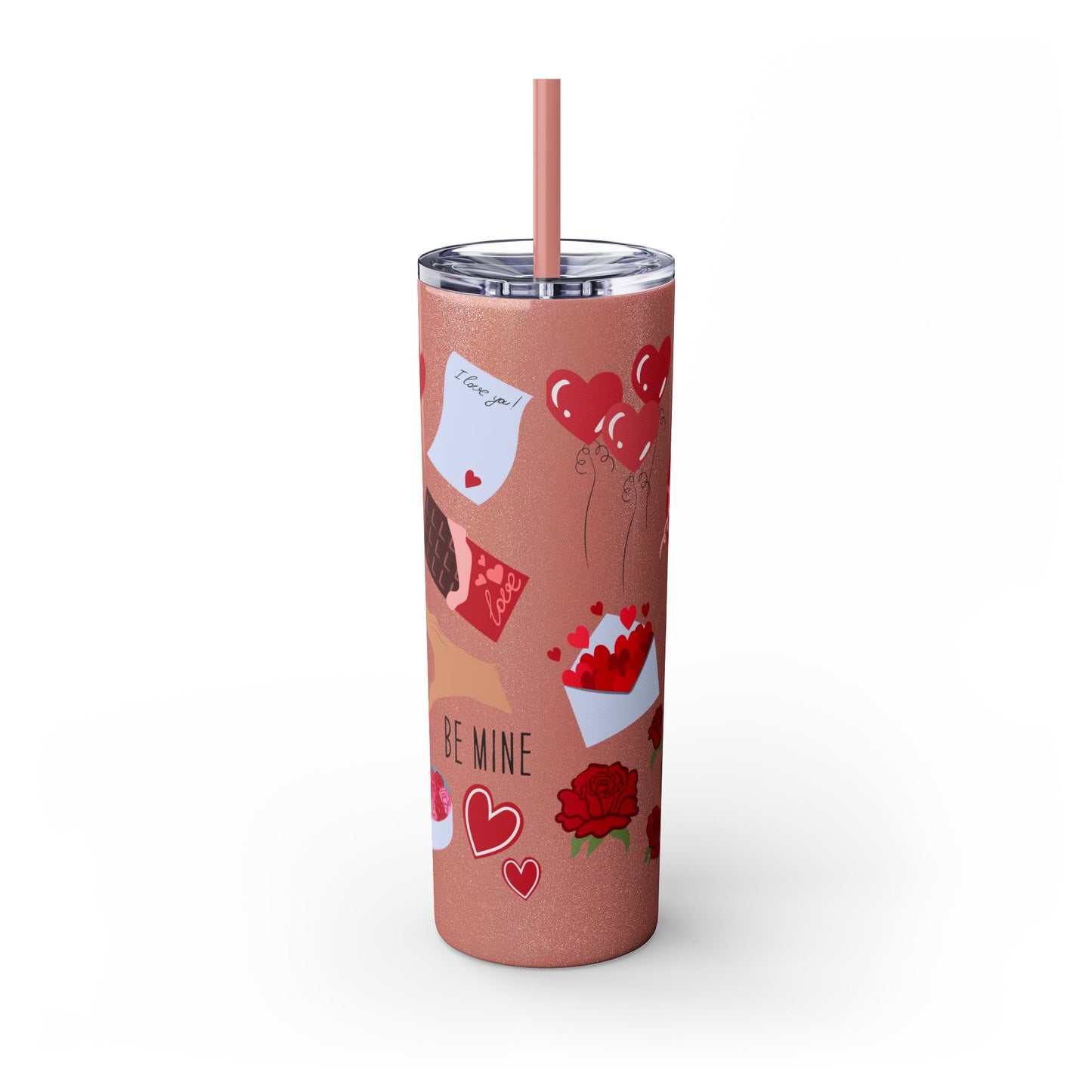 Skinny Tumbler with Straw, 20oz