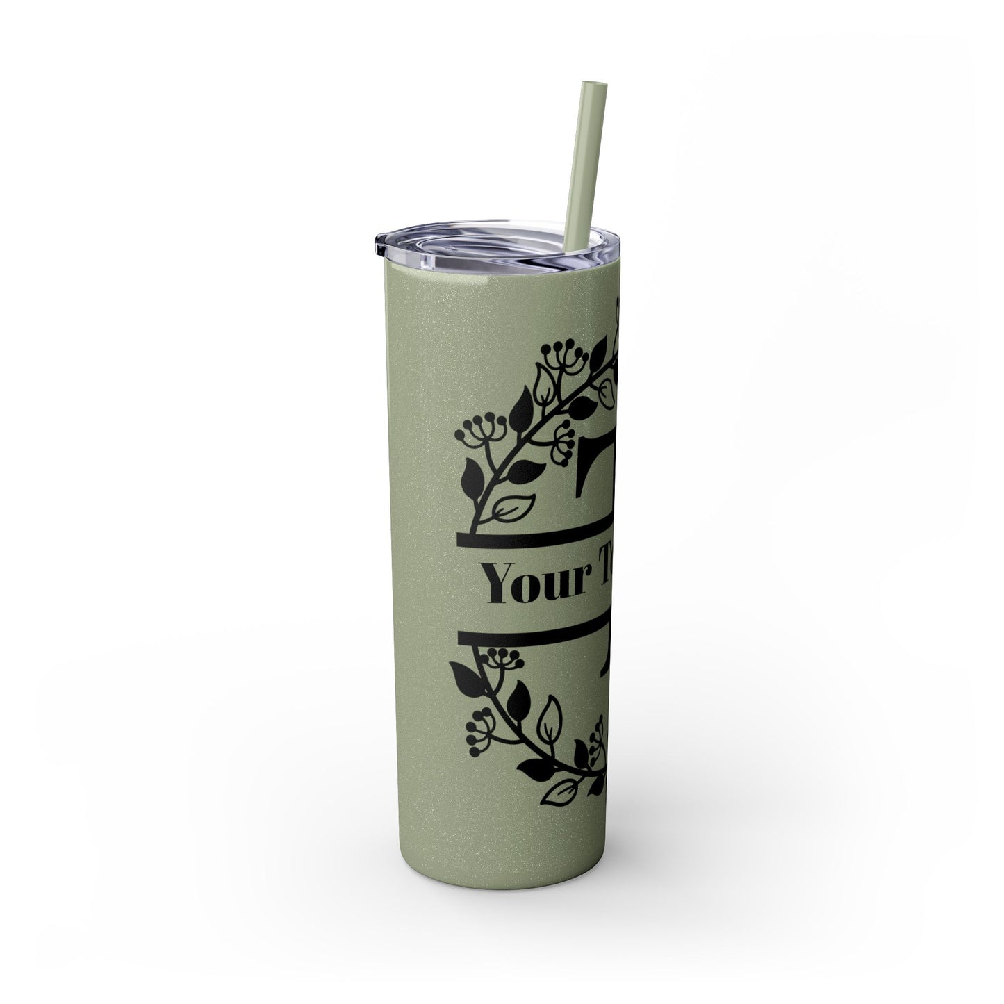 Skinny Tumbler with Straw, 20oz