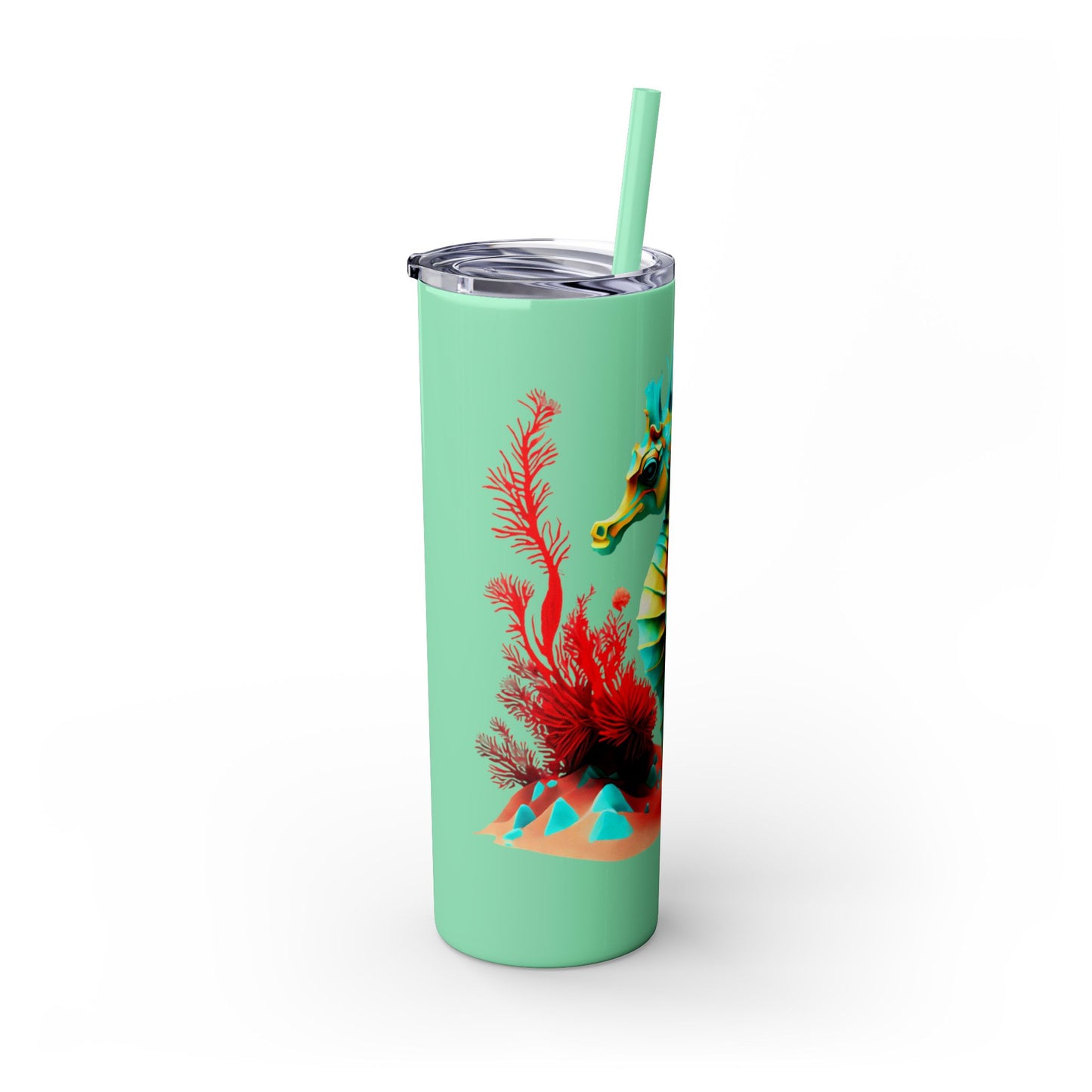 Skinny Tumbler with Straw, 20oz