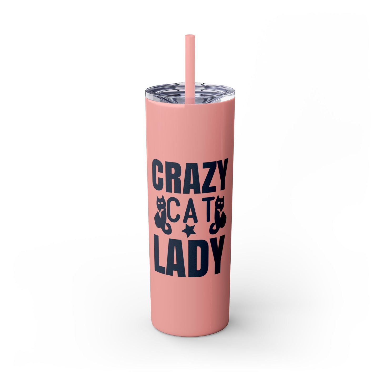 Skinny Tumbler with Straw, 20oz