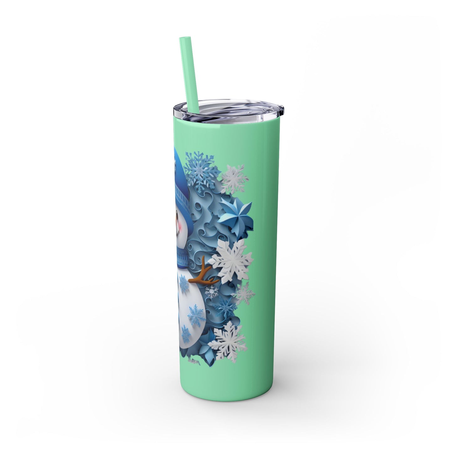 Skinny Tumbler with Straw, 20oz