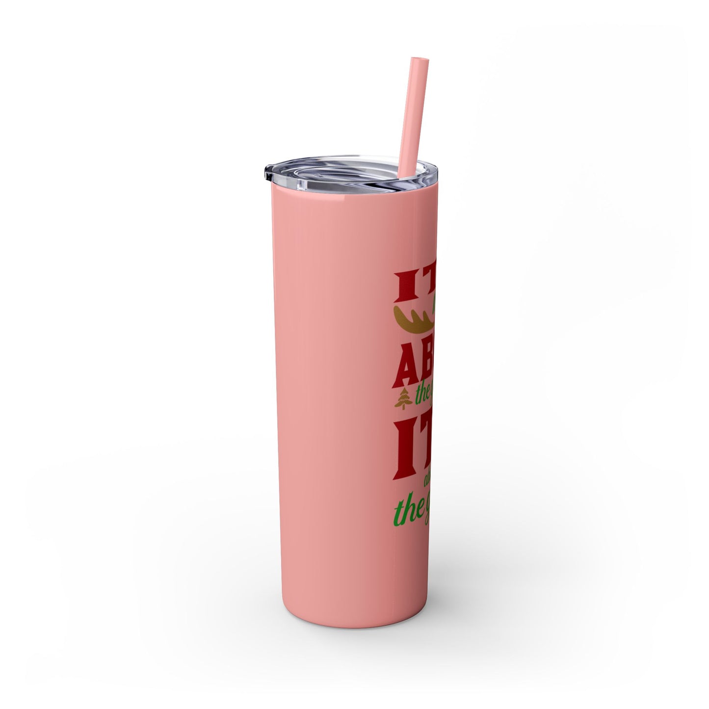 Skinny Tumbler with Straw, 20oz