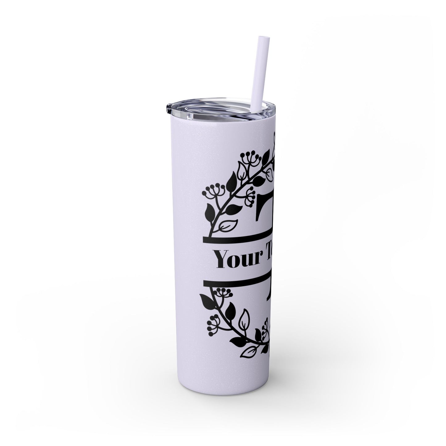 Skinny Tumbler with Straw, 20oz