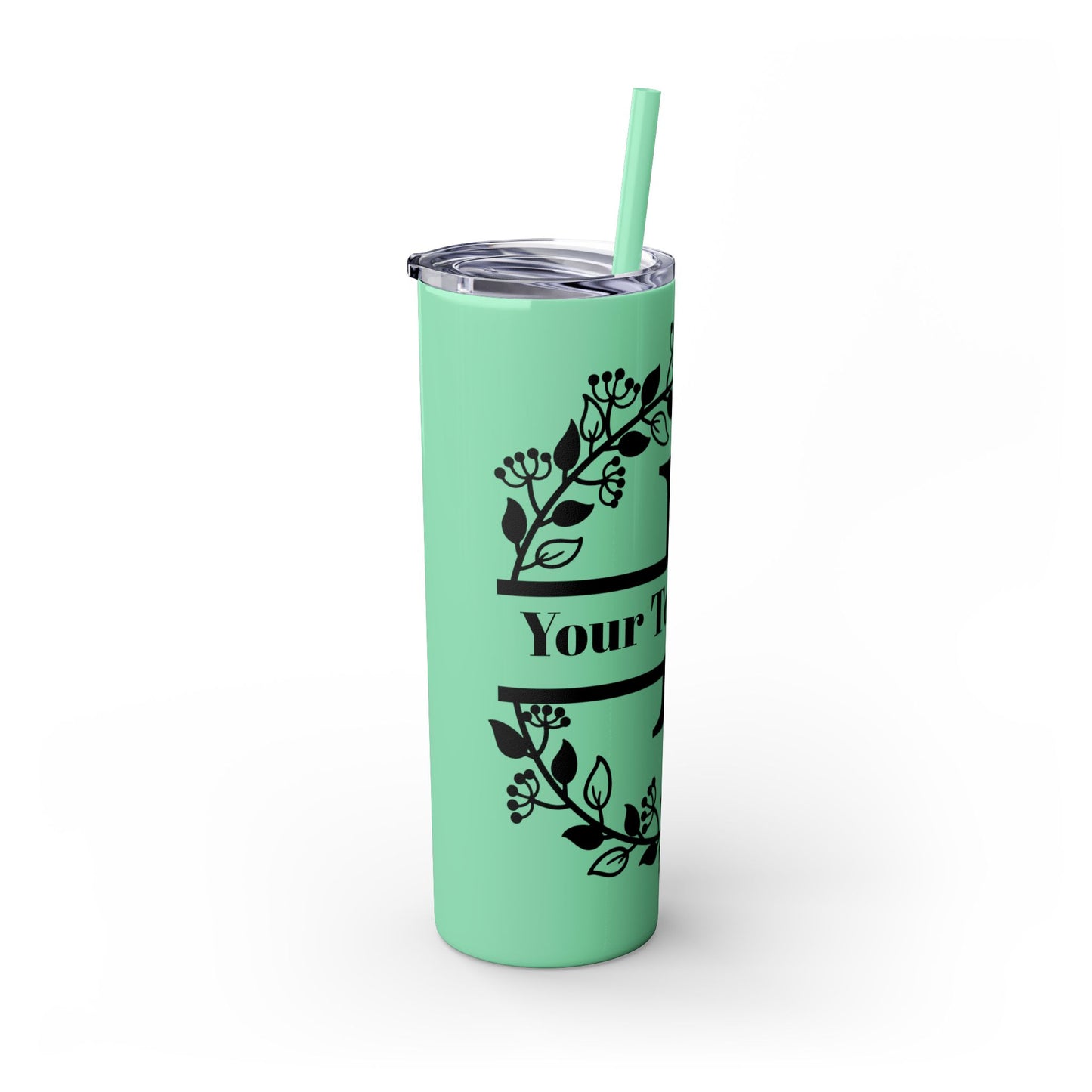 Skinny Tumbler with Straw, 20oz