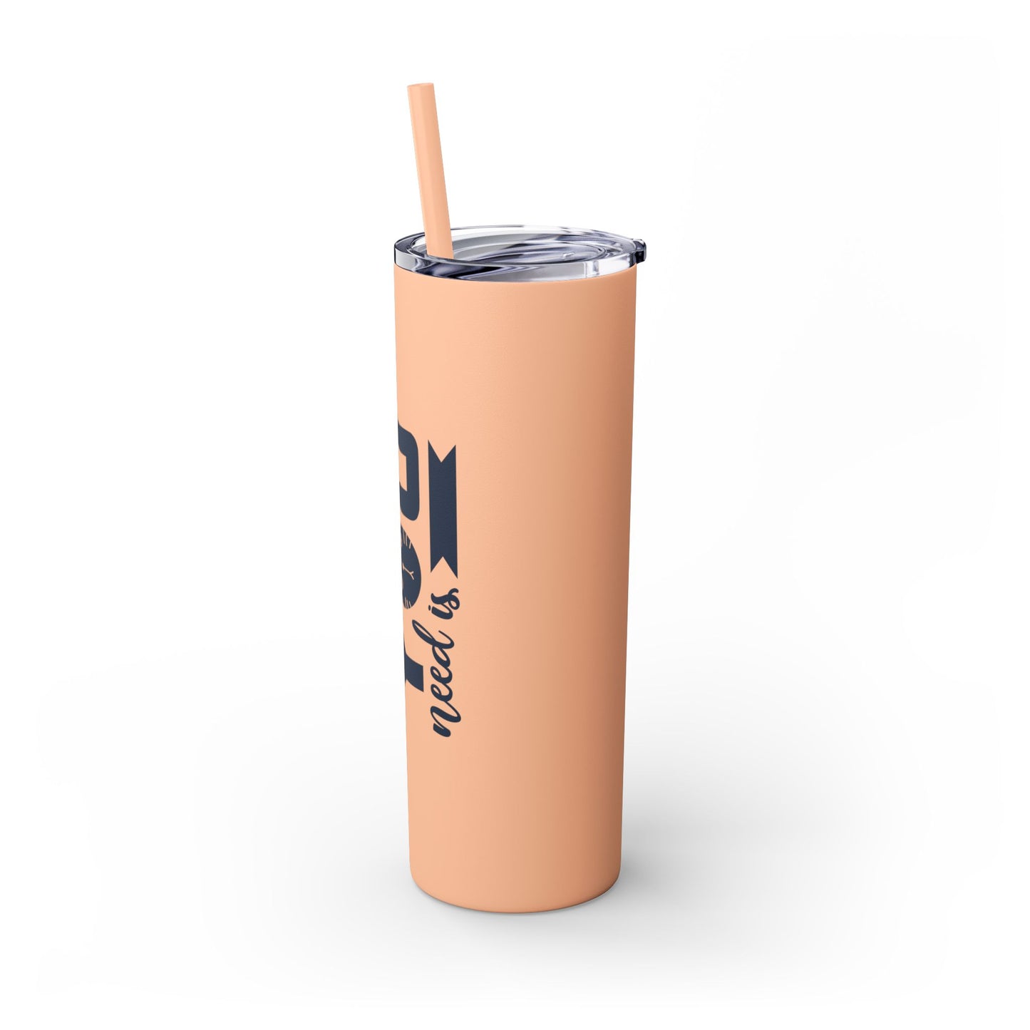 Skinny Tumbler with Straw, 20oz