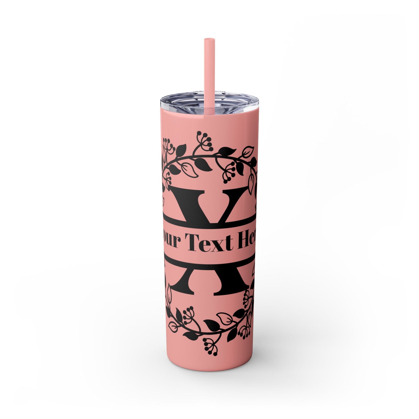 Skinny Tumbler with Straw, 20oz